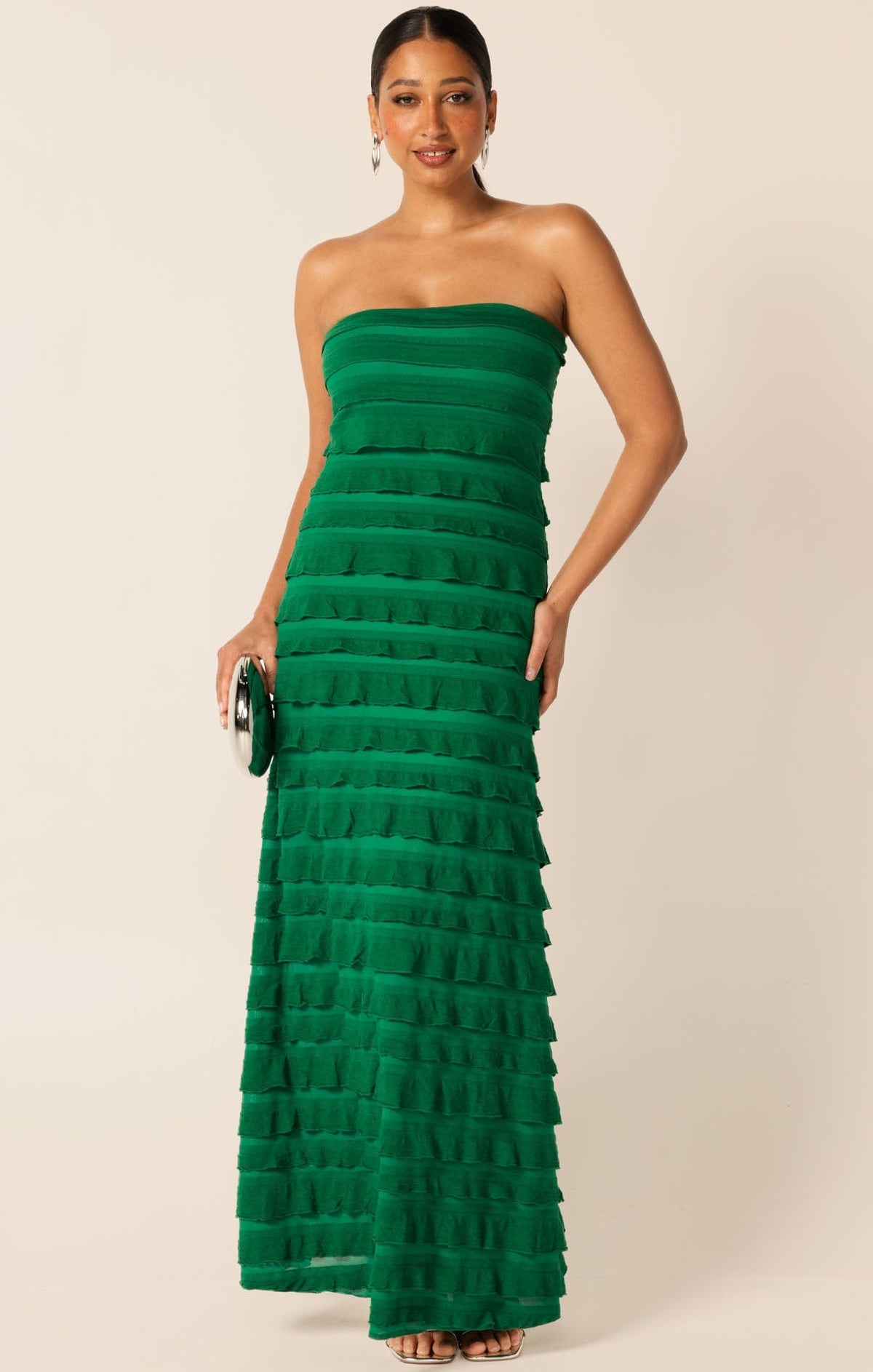 Maddison Maxi Dress In Emerald by Sacha Drake - image 4