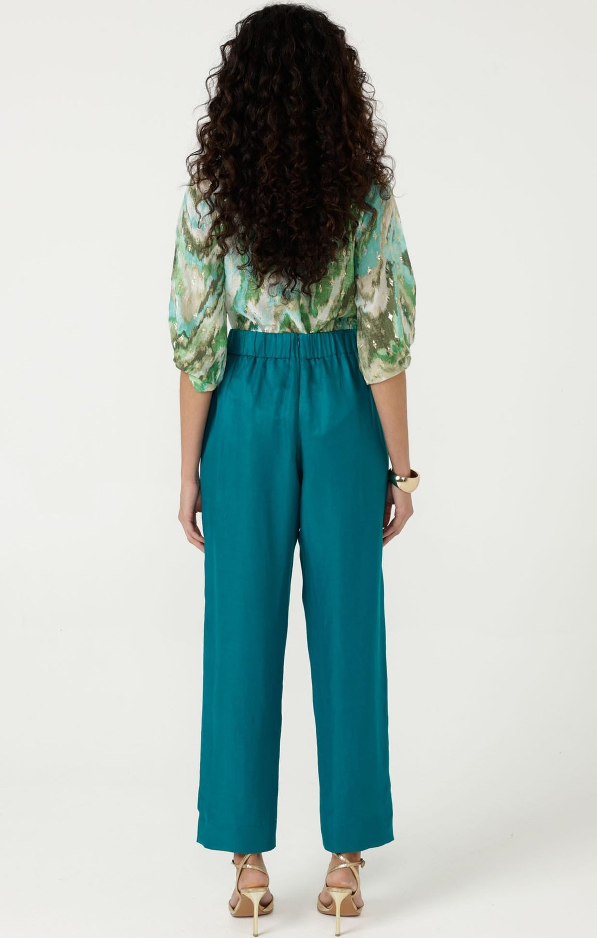 Corfu Pant In Peacock by Sacha Drake - image 9