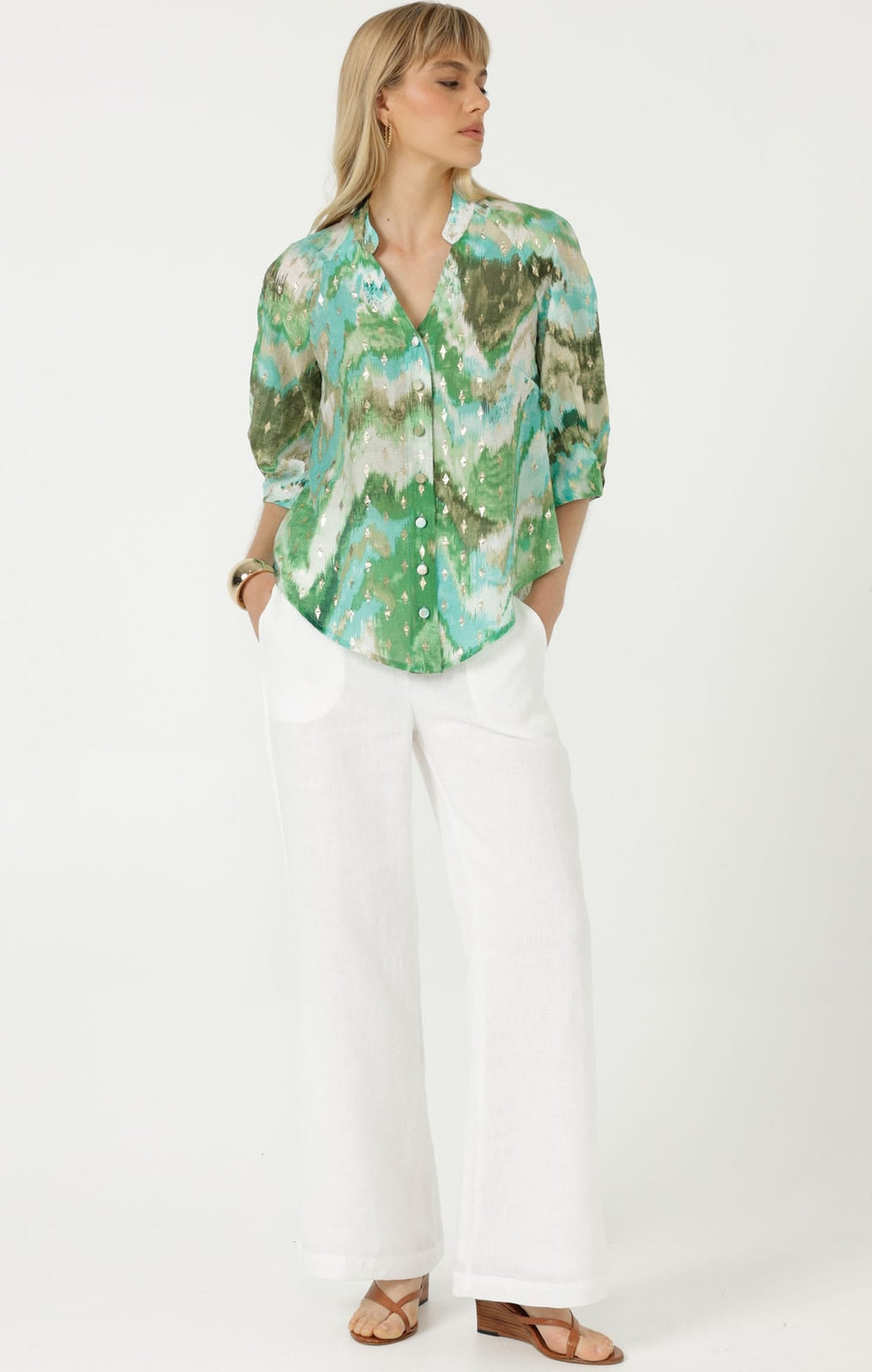 Meganisi Blouse by Sacha Drake