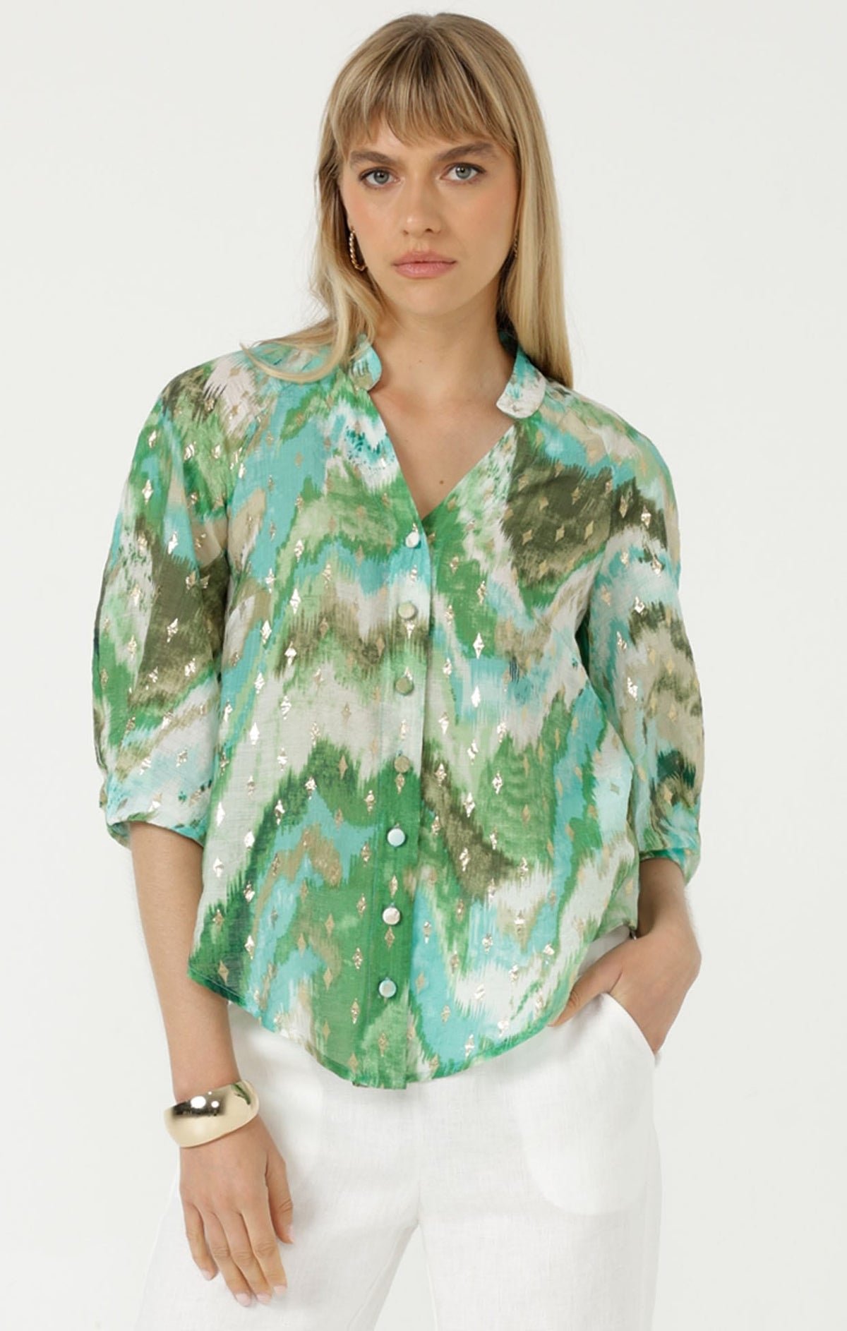 Meganisi Blouse by Sacha Drake
