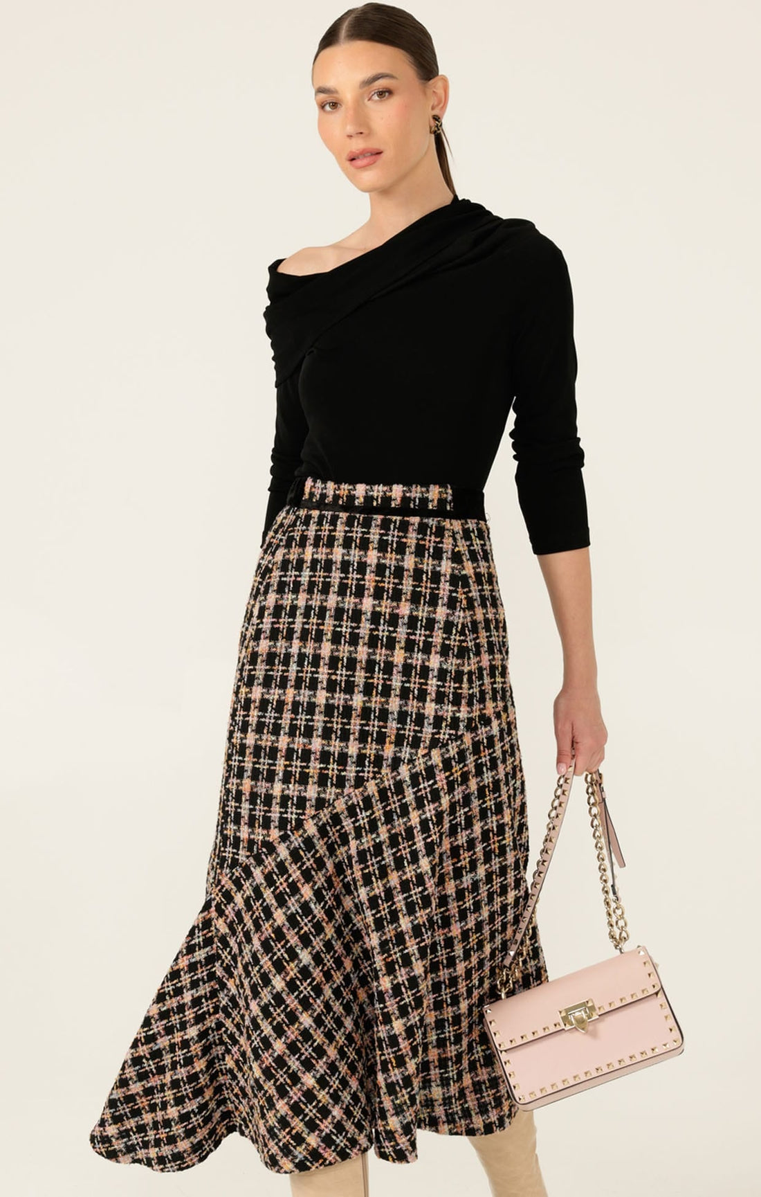 Onyx Midi Skirt by Sacha Drake