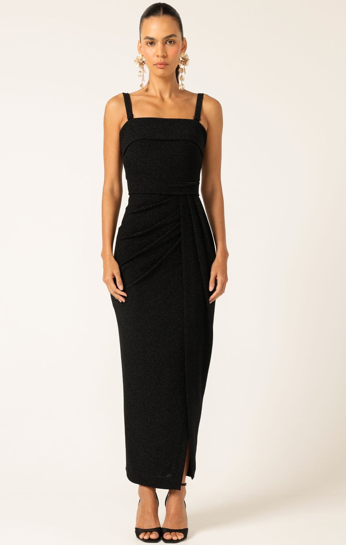 Merle Strapless Maxi Dress In Black by Sacha Drake - image 3