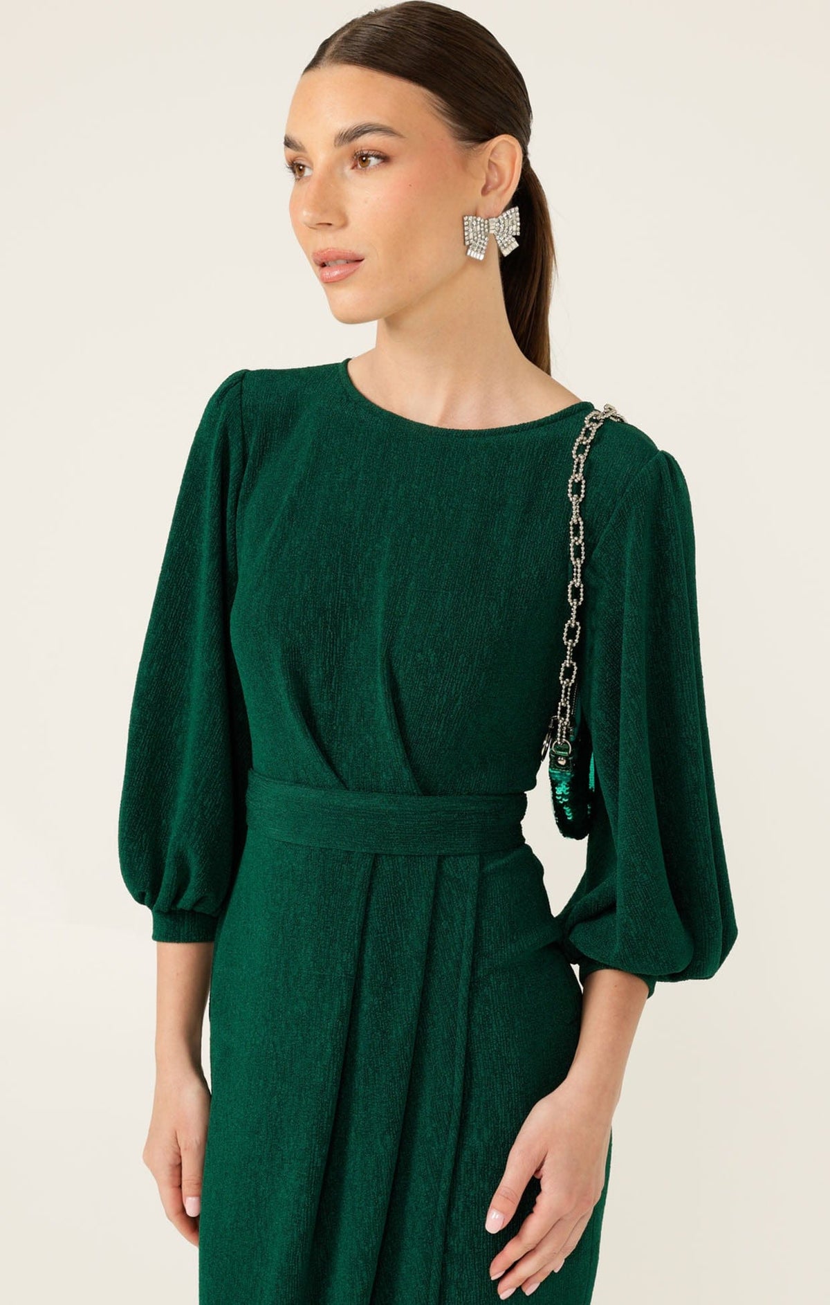 Nicole Dress In Forest by Sacha Drake - image 3