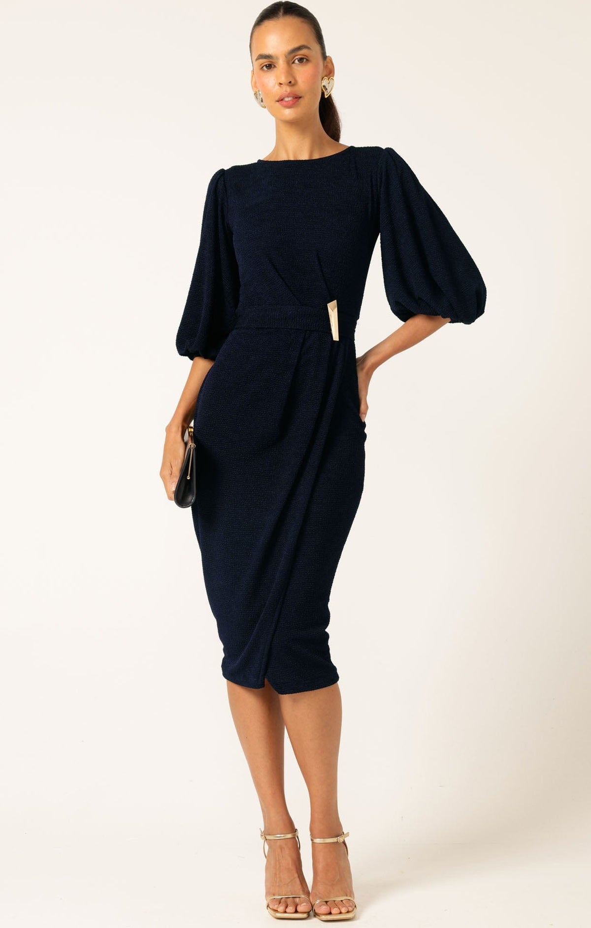 Nicole Dress Navy by Sacha Drake - image 3
