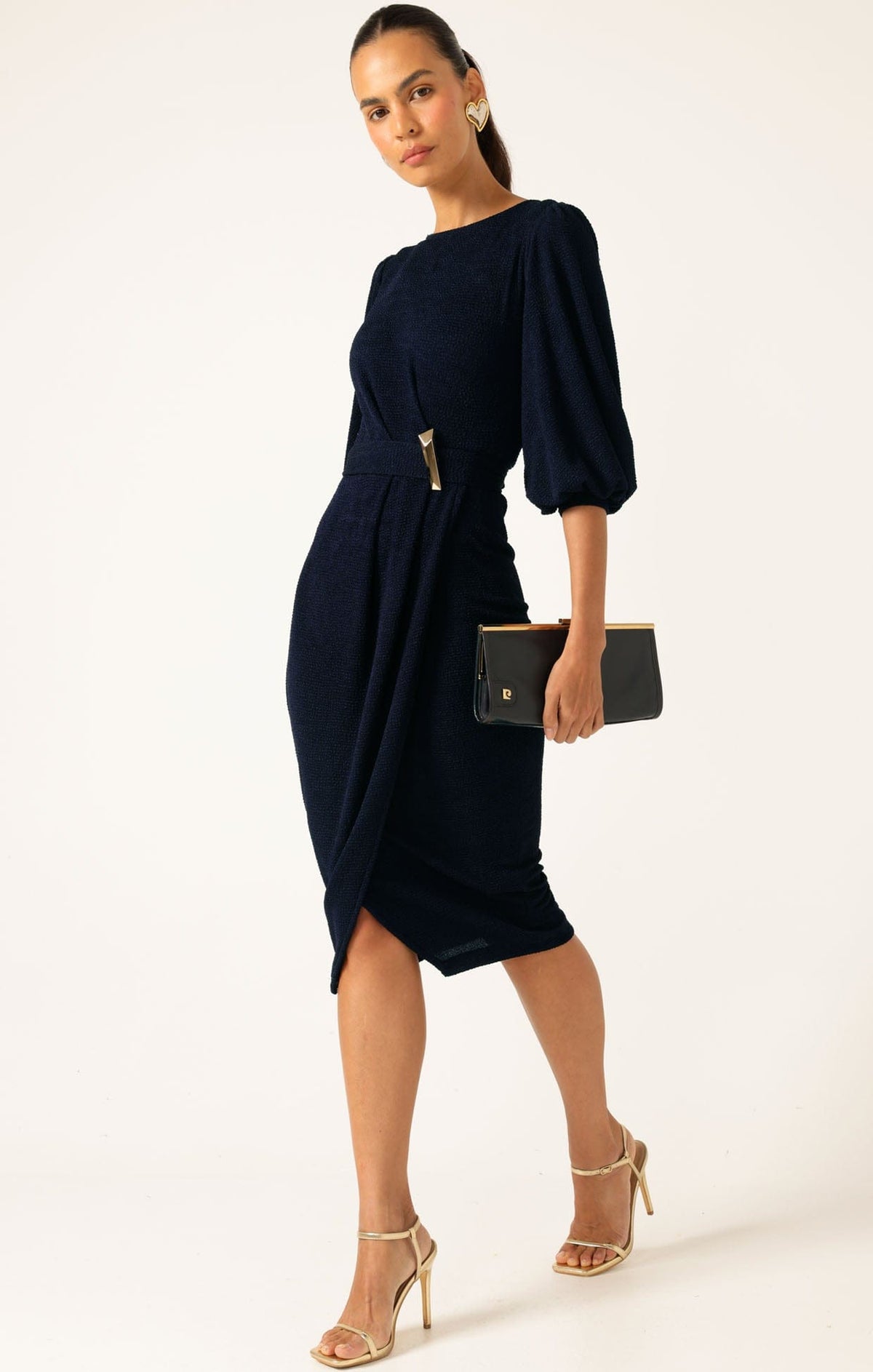 Nicole Dress Navy by Sacha Drake - image 7