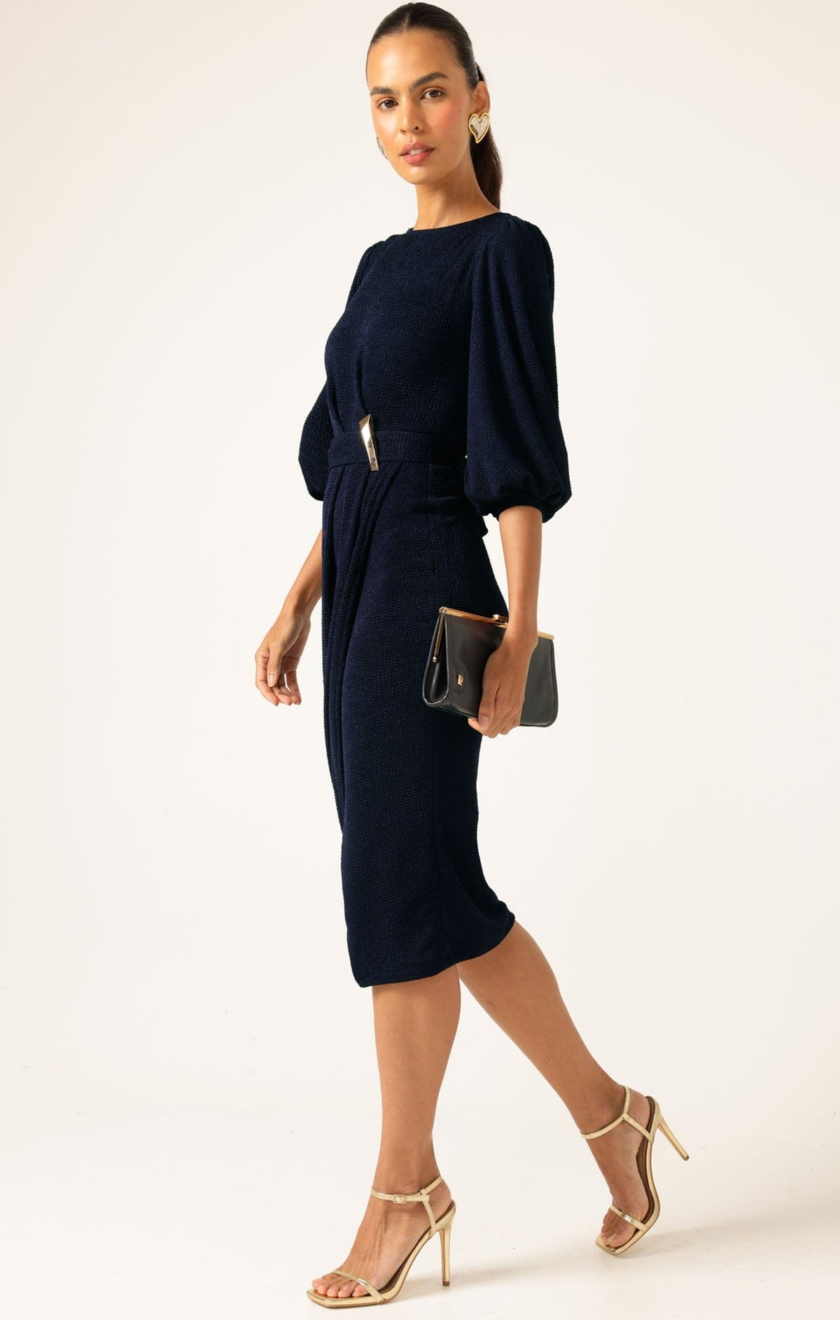 Nicole Dress Navy by Sacha Drake - image 5