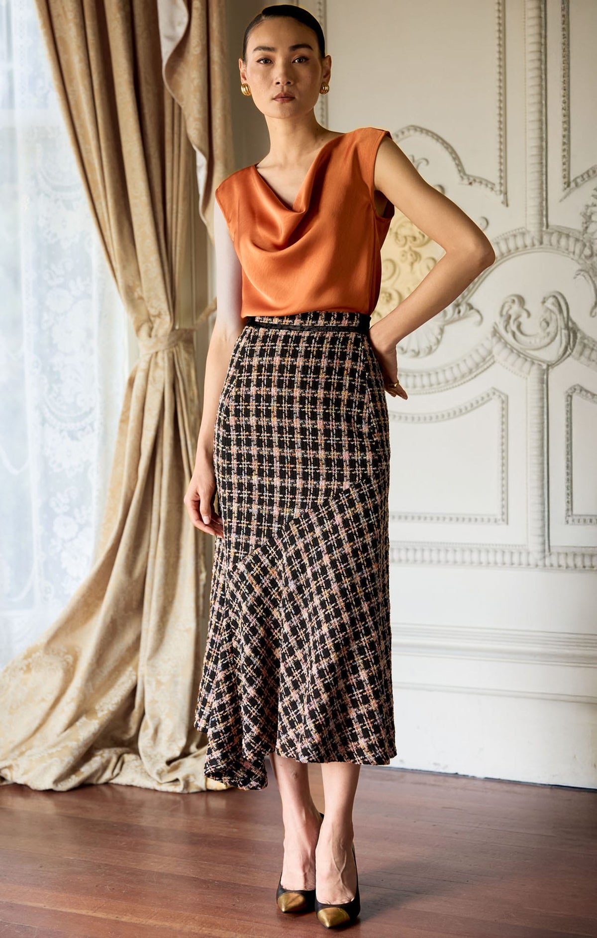 Onyx Midi Skirt by Sacha Drake - image 5