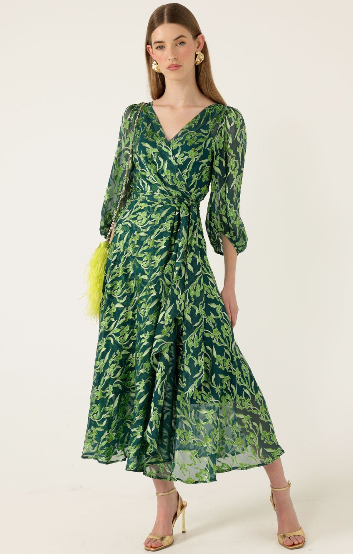 Orchid Wrap Dress by Sacha Drake
