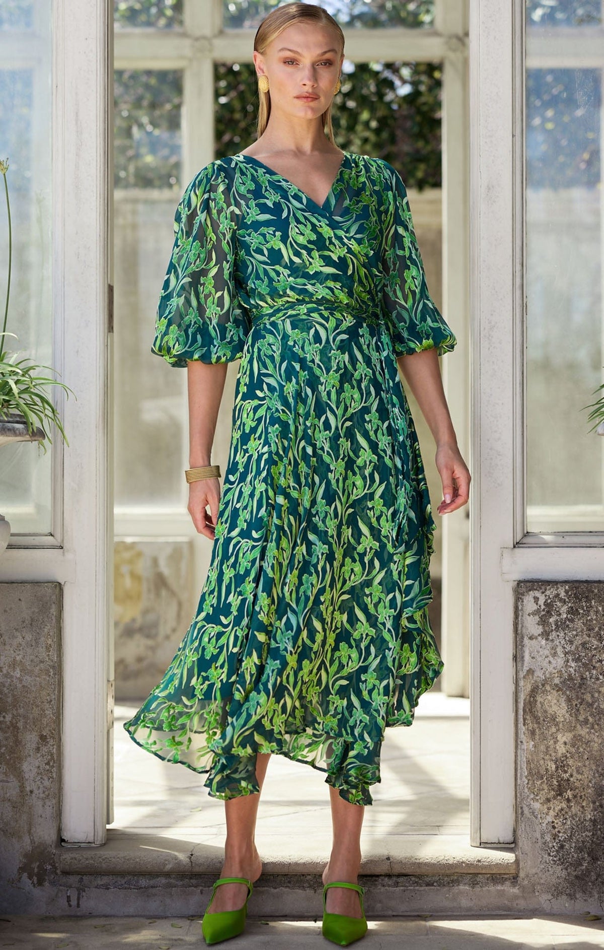 Orchid Wrap Dress by Sacha Drake - image 2