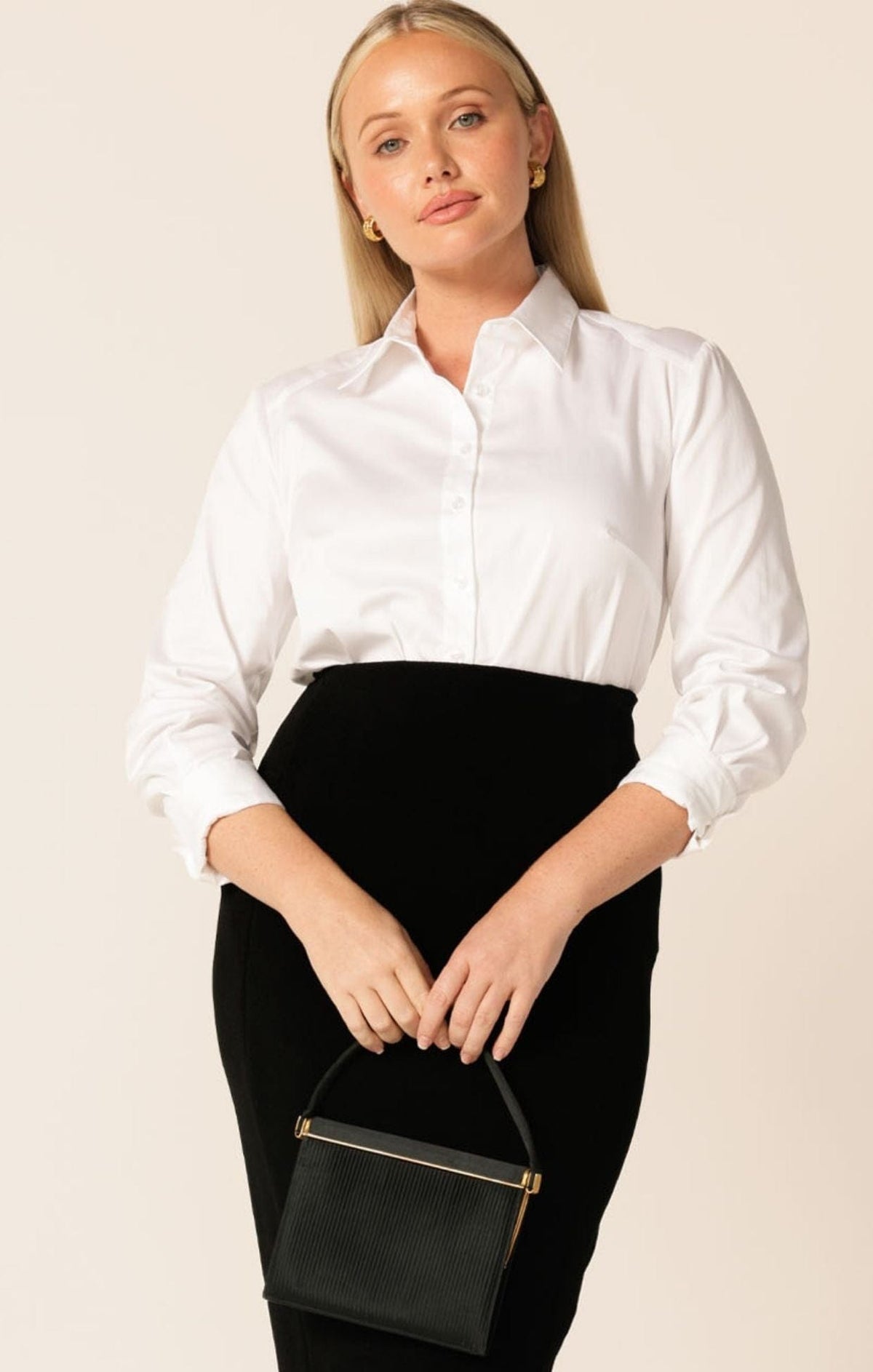 Classic Shirt In White by Sacha Drake - image 9