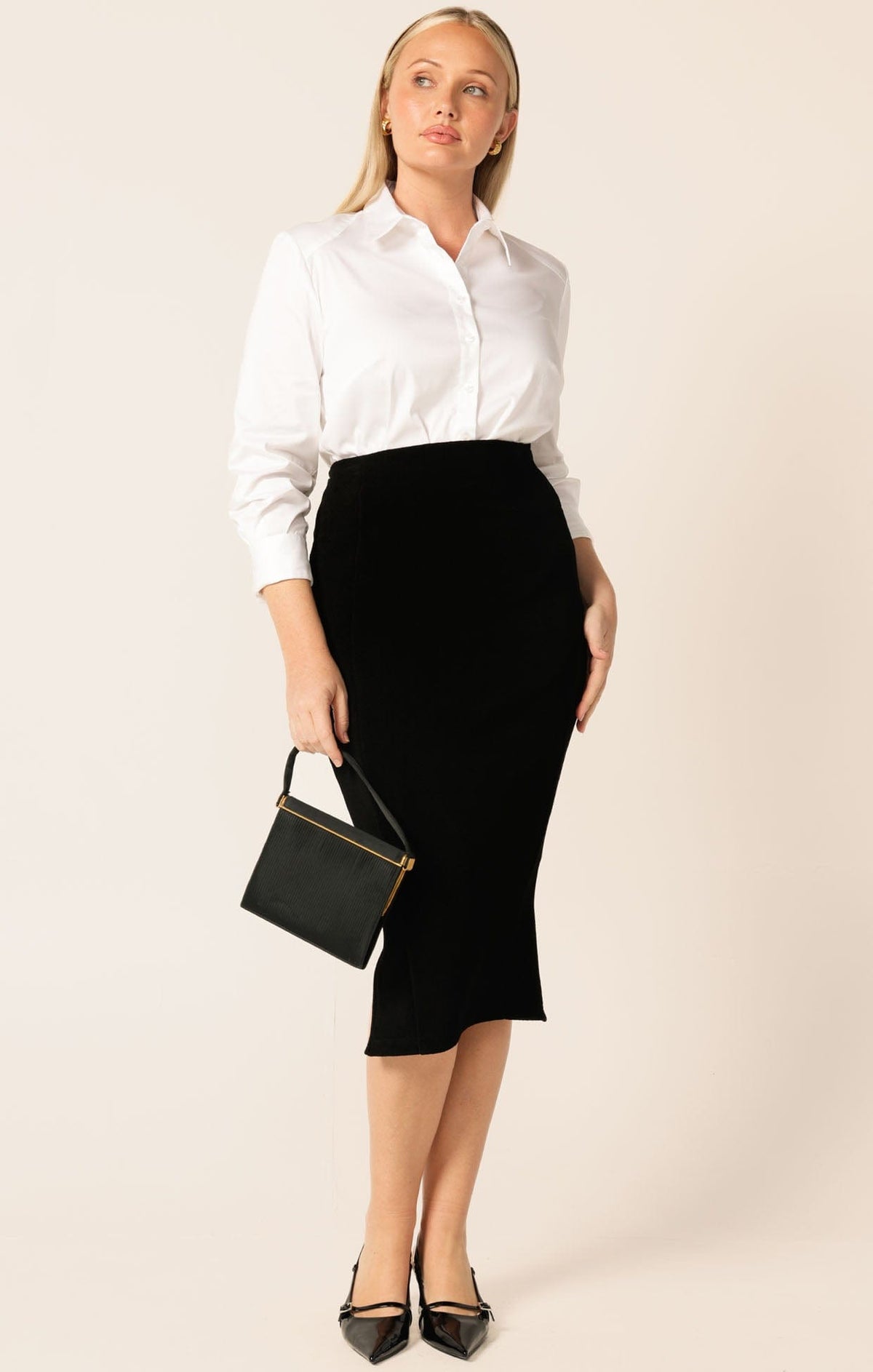 Pencil Skirt In Black by Sacha Drake - image 4