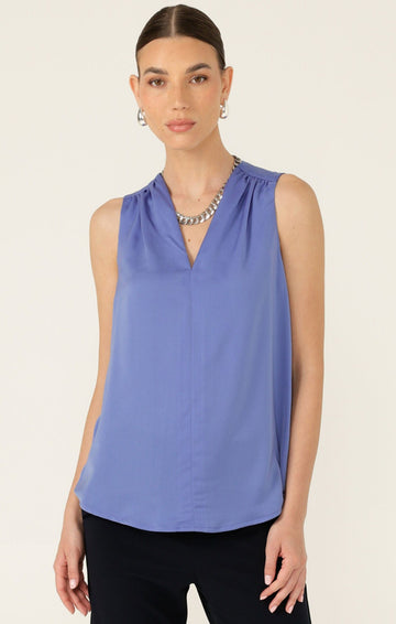 Piper Top In Cornflower by Sacha Drake