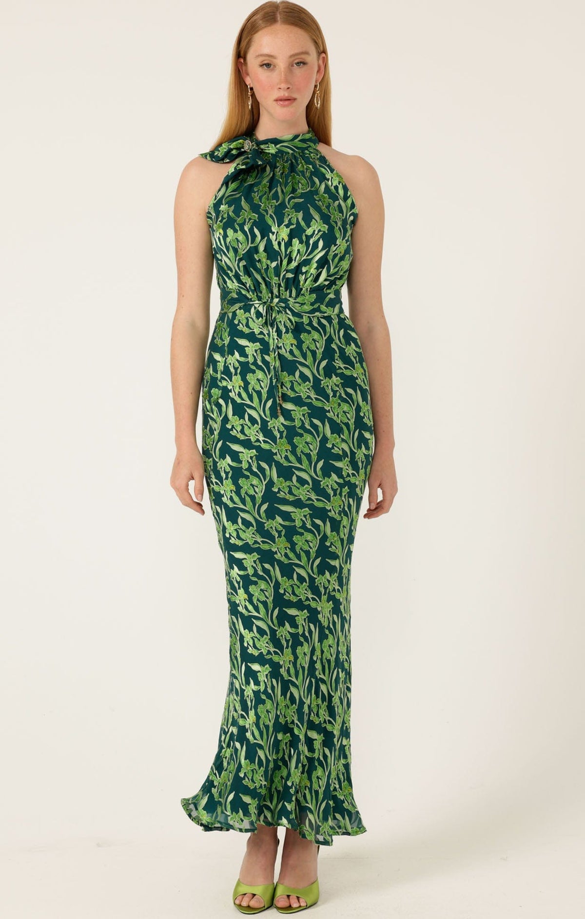 Priscilla Halter Bias Dress by Sacha Drake