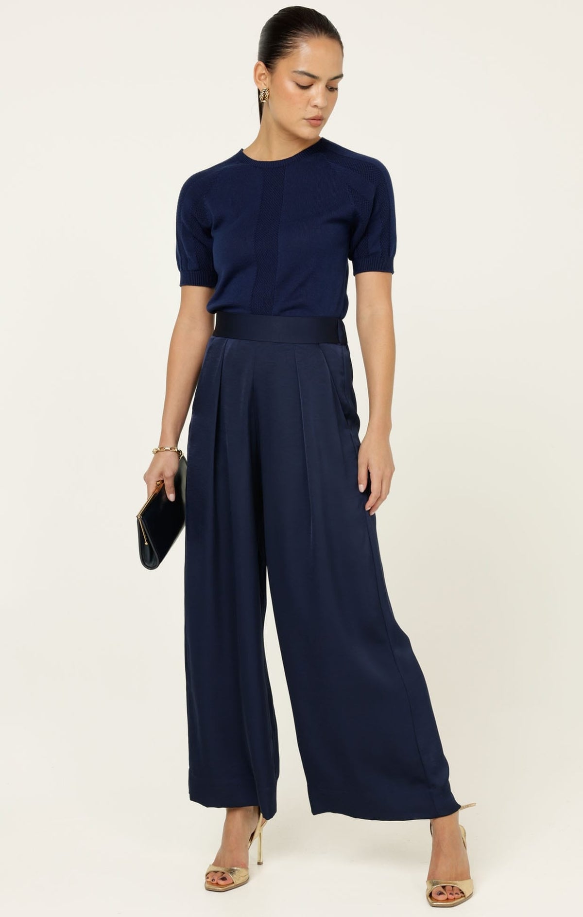 Raglan Knit Top In Navy by Sacha Drake - image 5