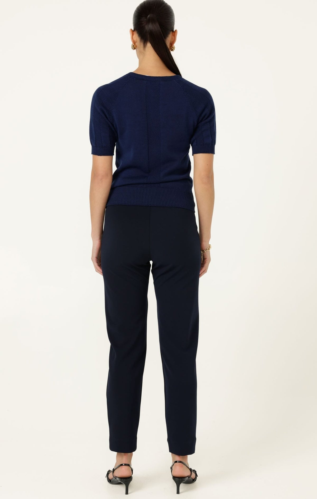 Raglan Knit Top In Navy by Sacha Drake - image 7