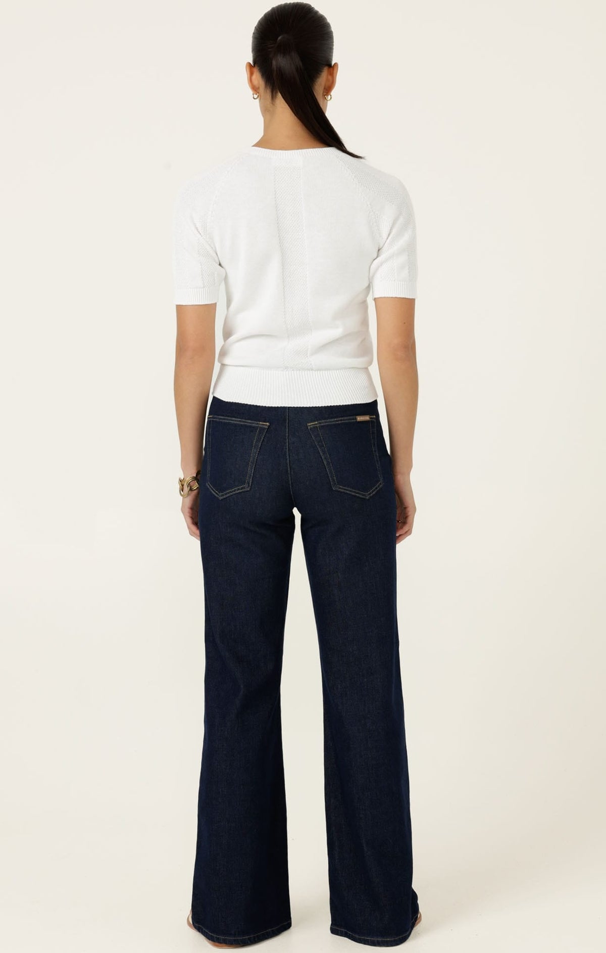Raglan Knit Top In White by Sacha Drake - image 8