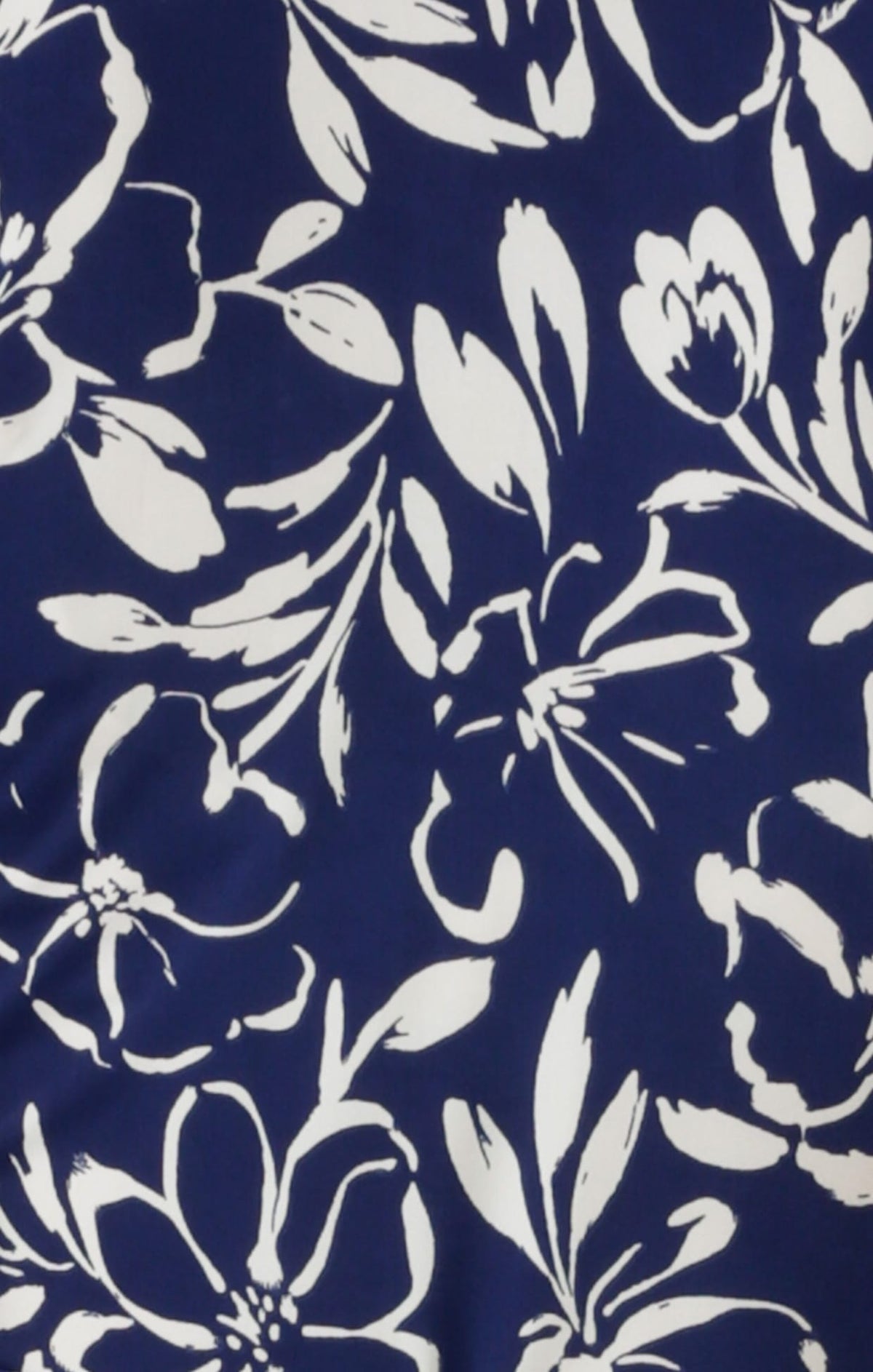 Reverse Wrap Midi Dress In Navy White Floral by Sacha Drake - image 8