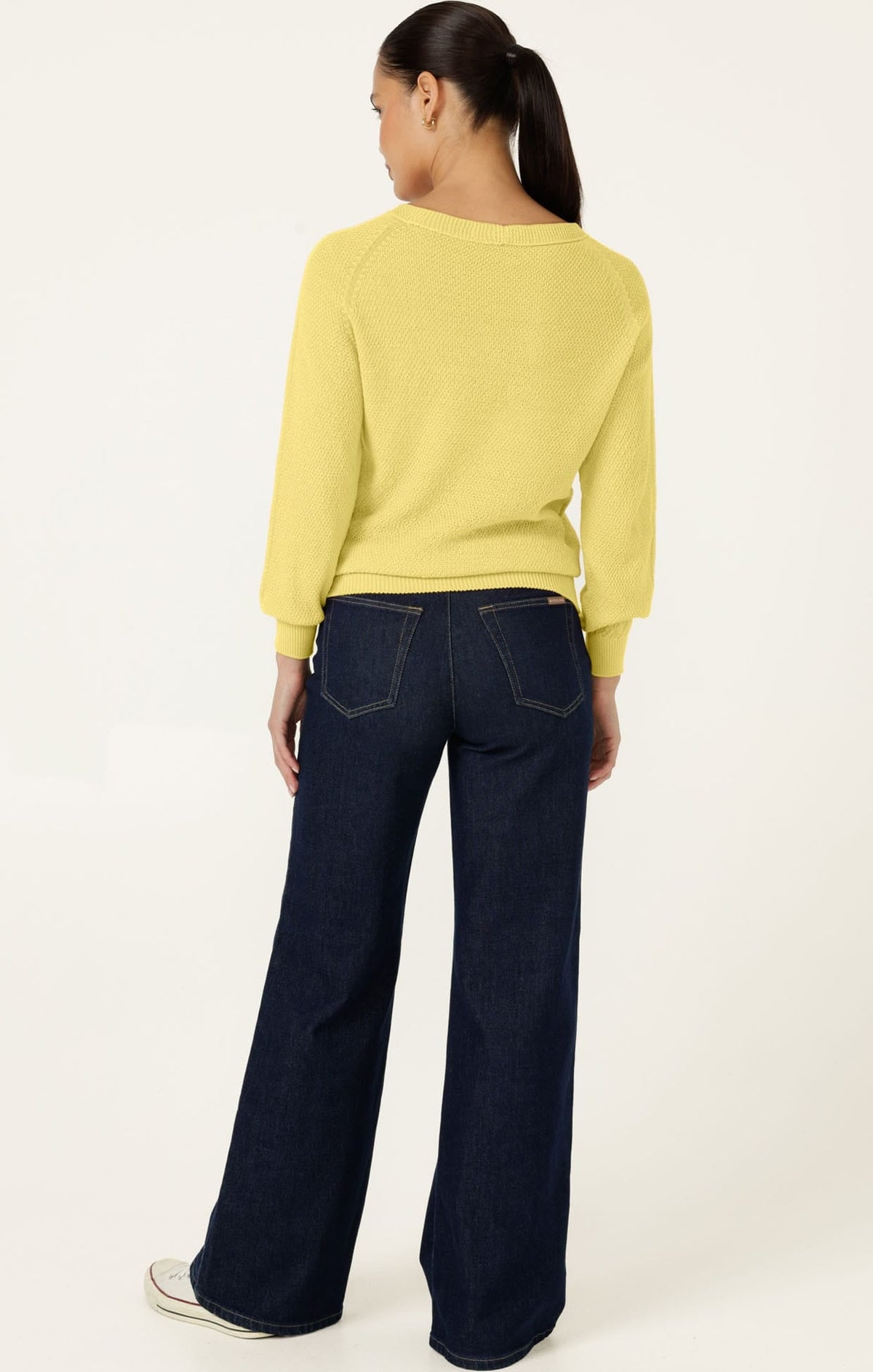 Rosanna Knit Top In Lemon by Sacha Drake - image 6
