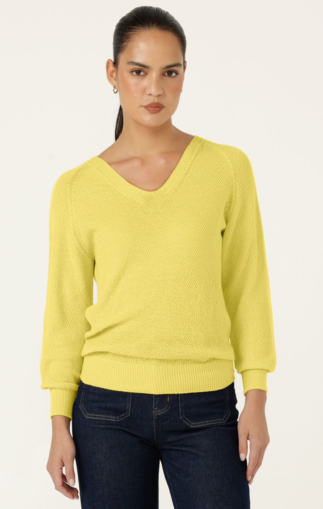 Rosanna Knit Top In Lemon by Sacha Drake