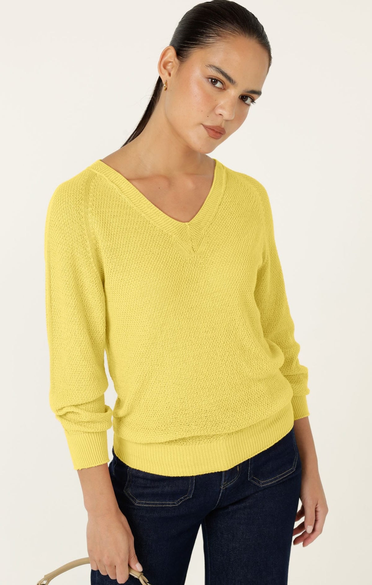 Rosanna Knit Top In Lemon by Sacha Drake - image 2
