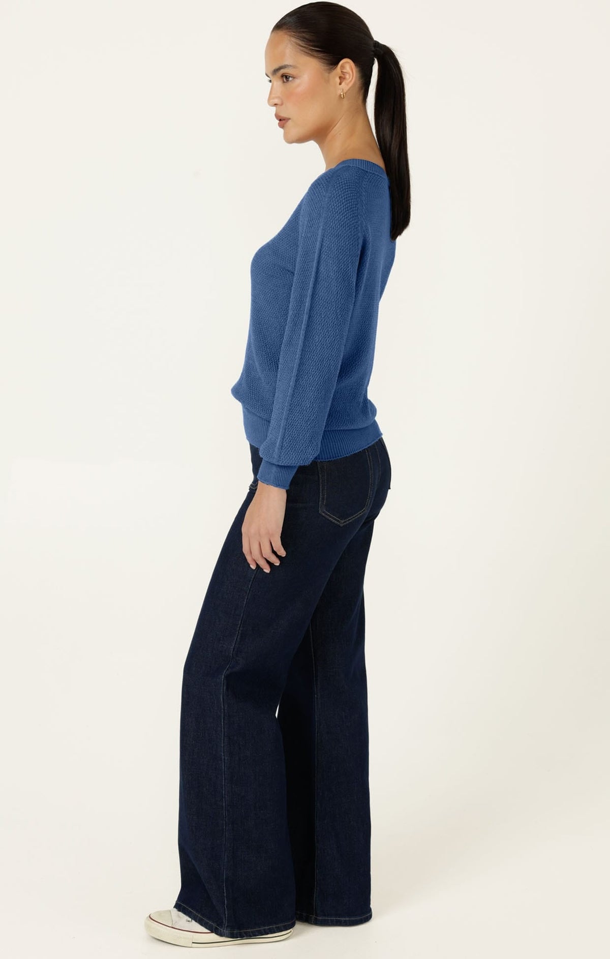 Rosanna Knit Top In Bluebell by Sacha Drake - image 5