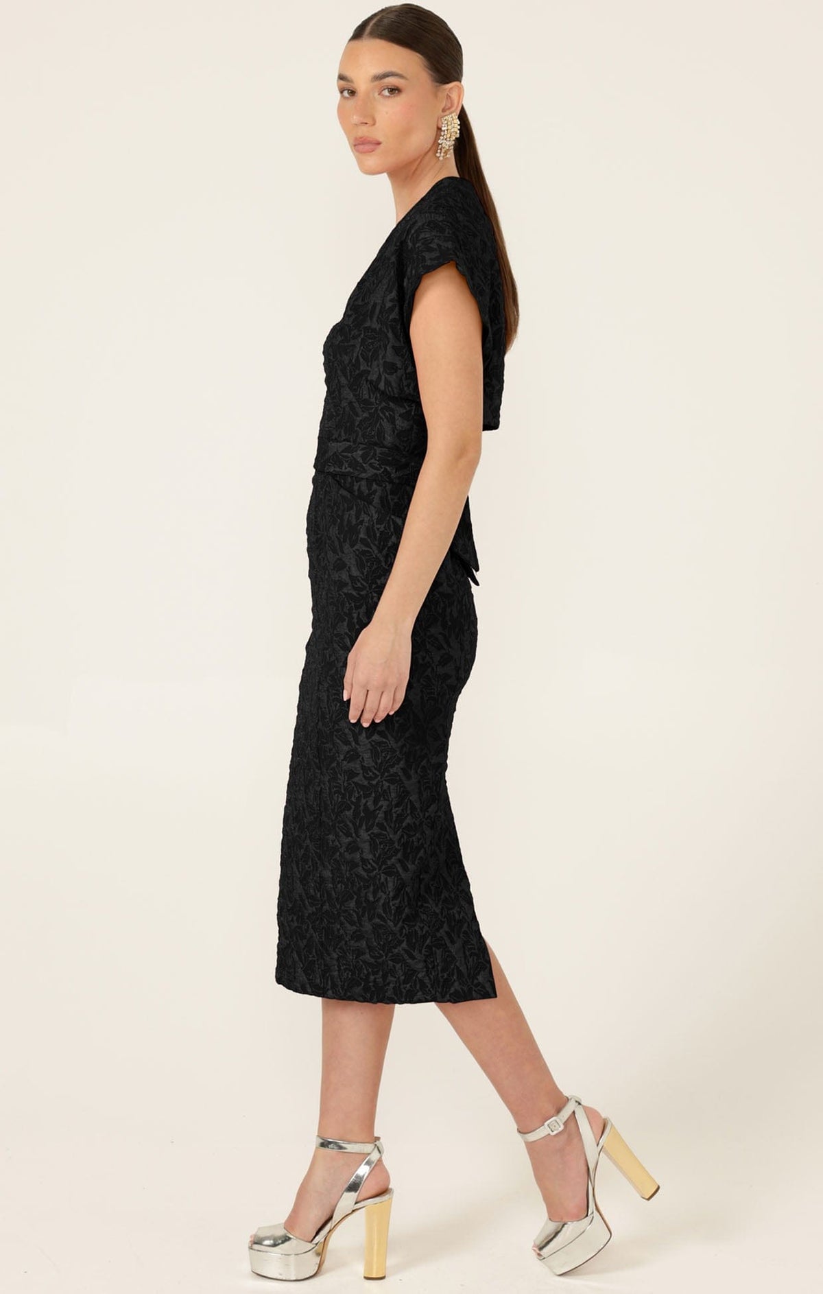 Samba Dress And Bolero Set In Black by Sacha Drake - image 9