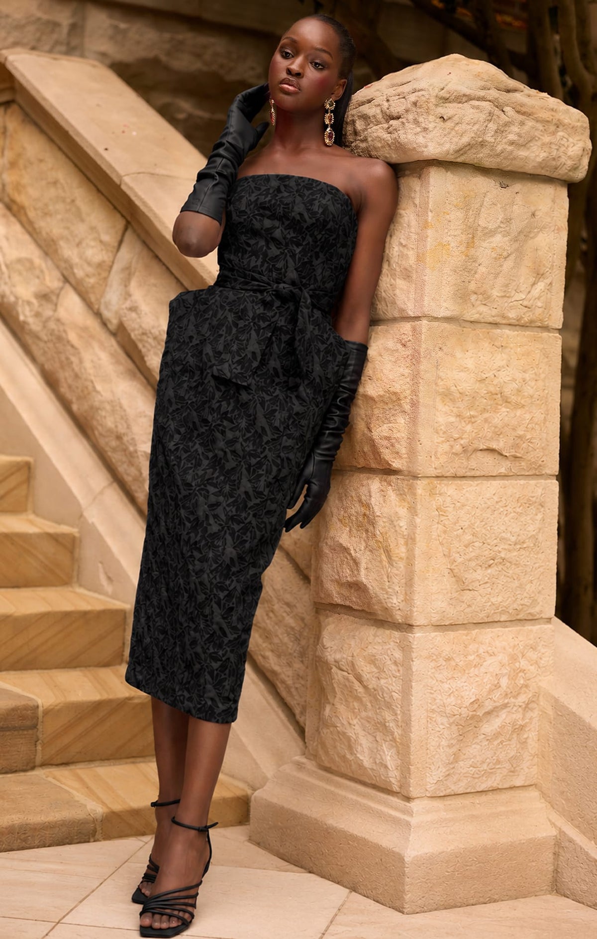 Samba Dress And Bolero Set In Black by Sacha Drake - image 2