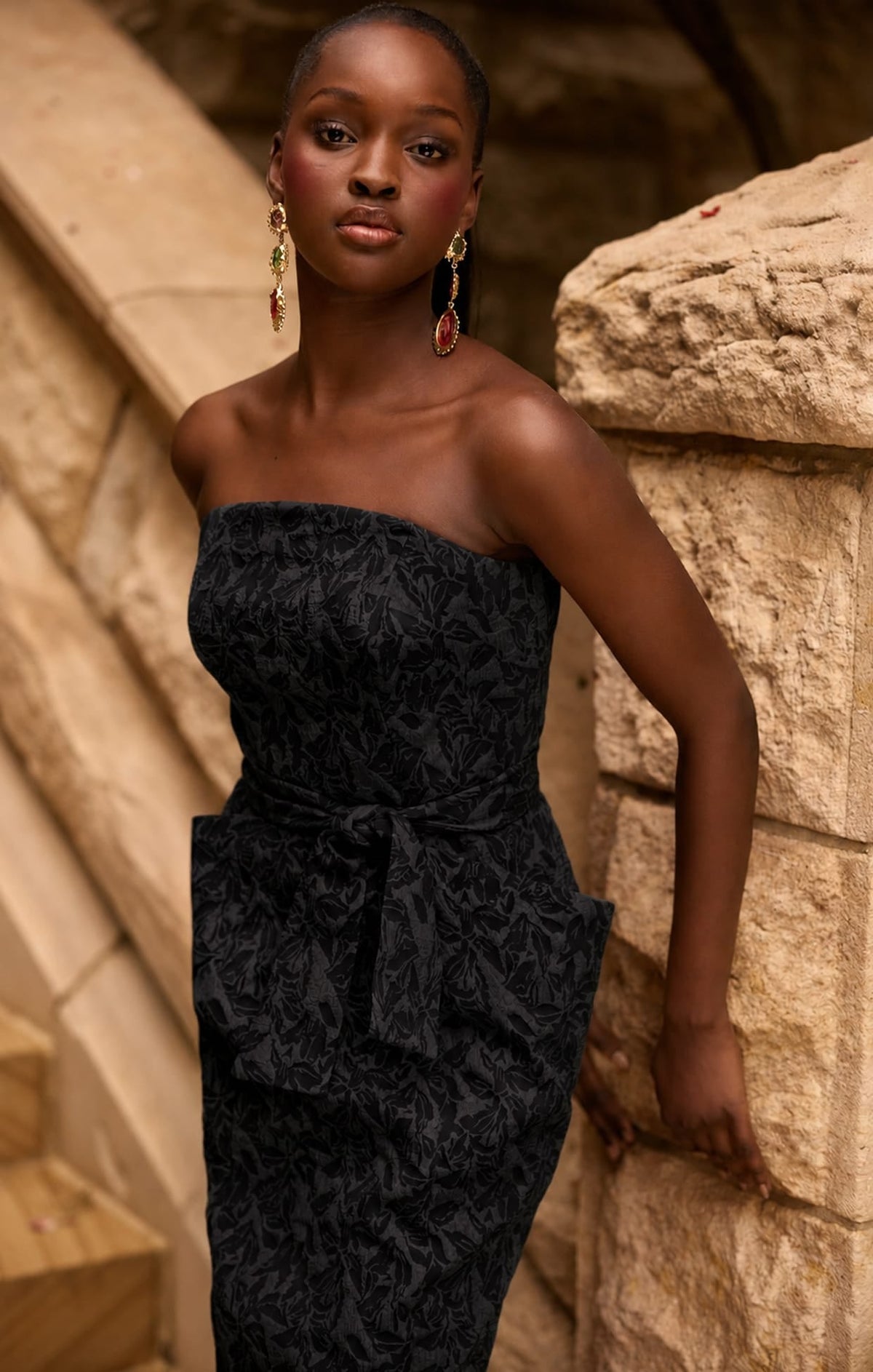 Samba Dress And Bolero Set In Black by Sacha Drake - image 4
