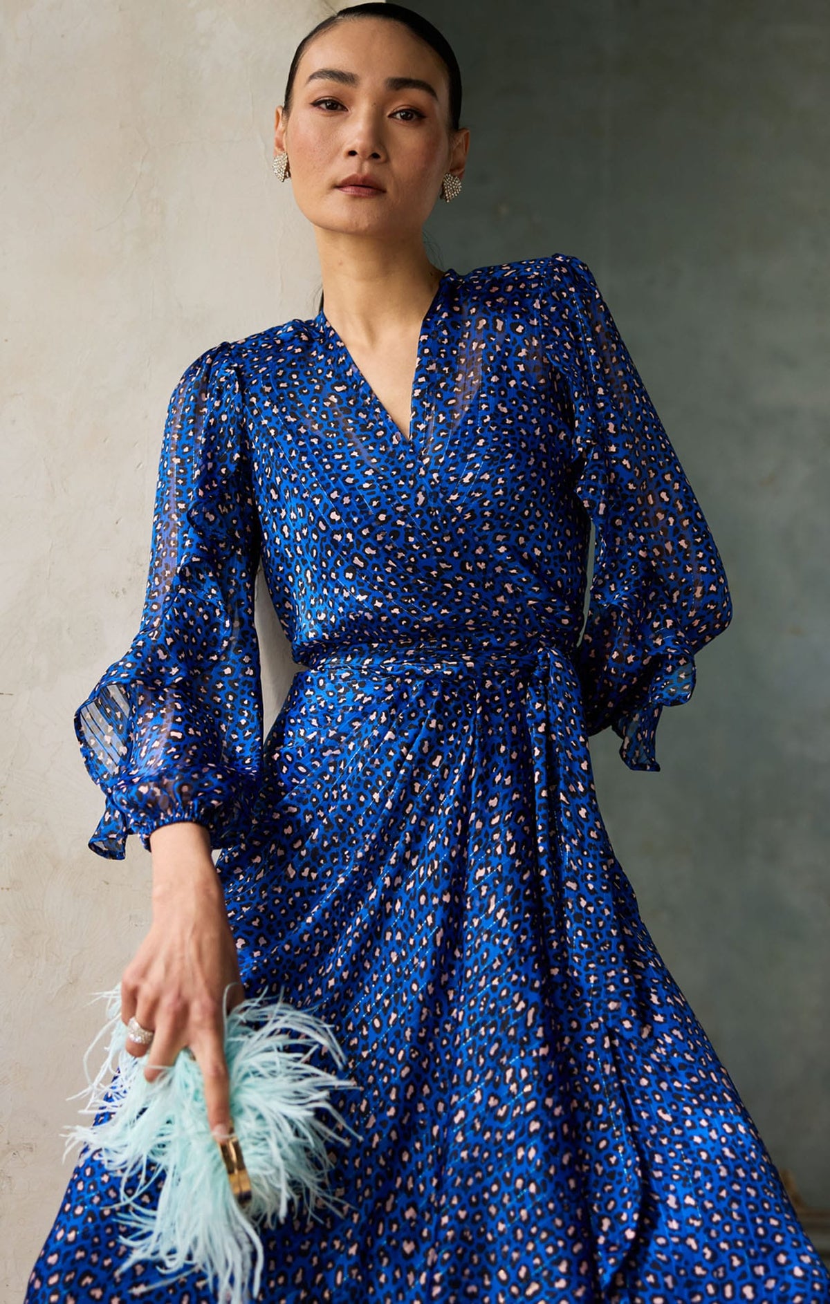 Shona Midi Wrap Dress by Sacha Drake - image 6