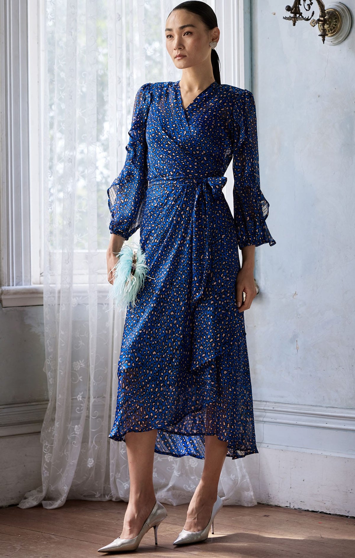 Shona Midi Wrap Dress by Sacha Drake - image 2