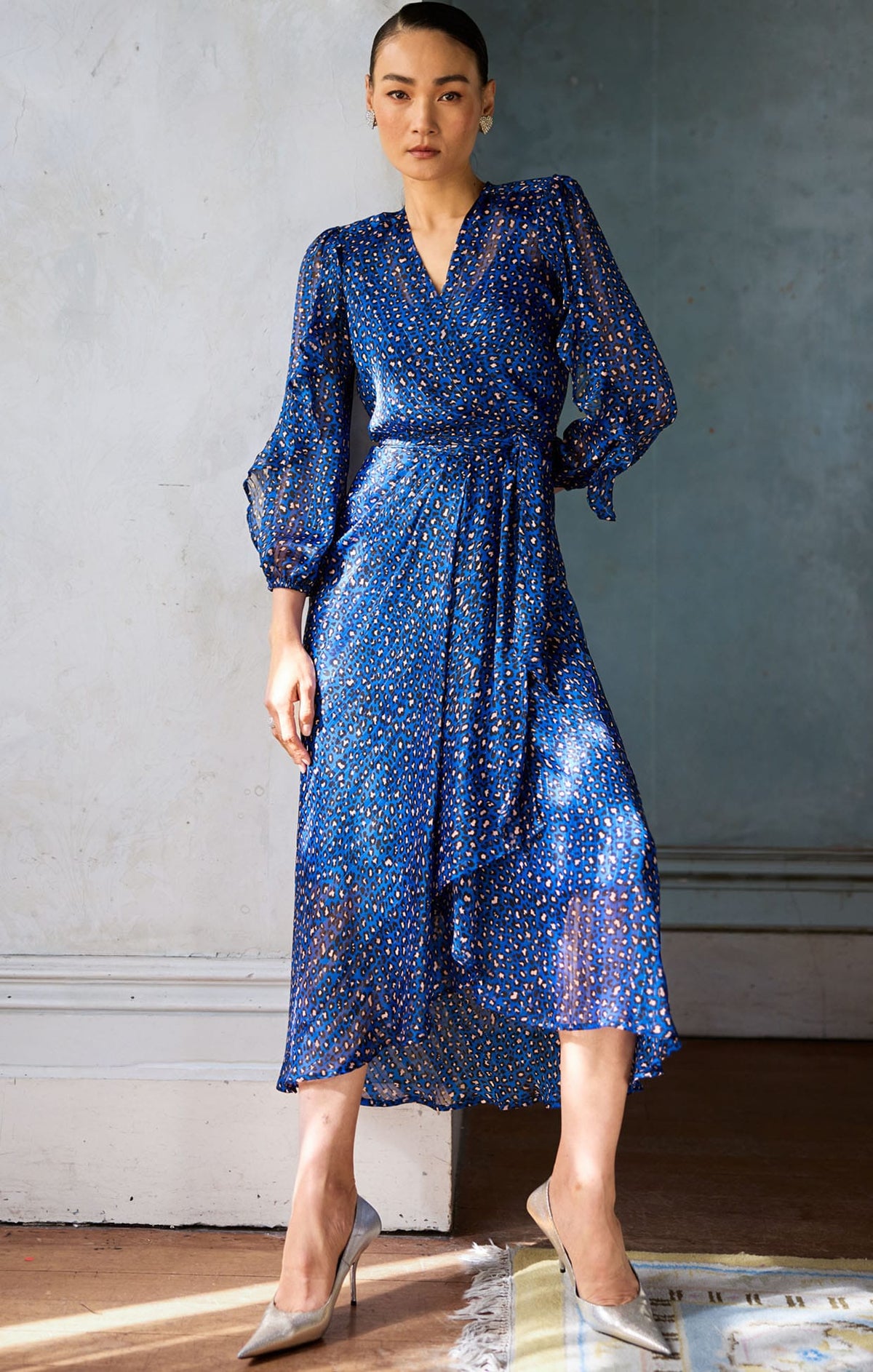 Shona Midi Wrap Dress by Sacha Drake - image 8