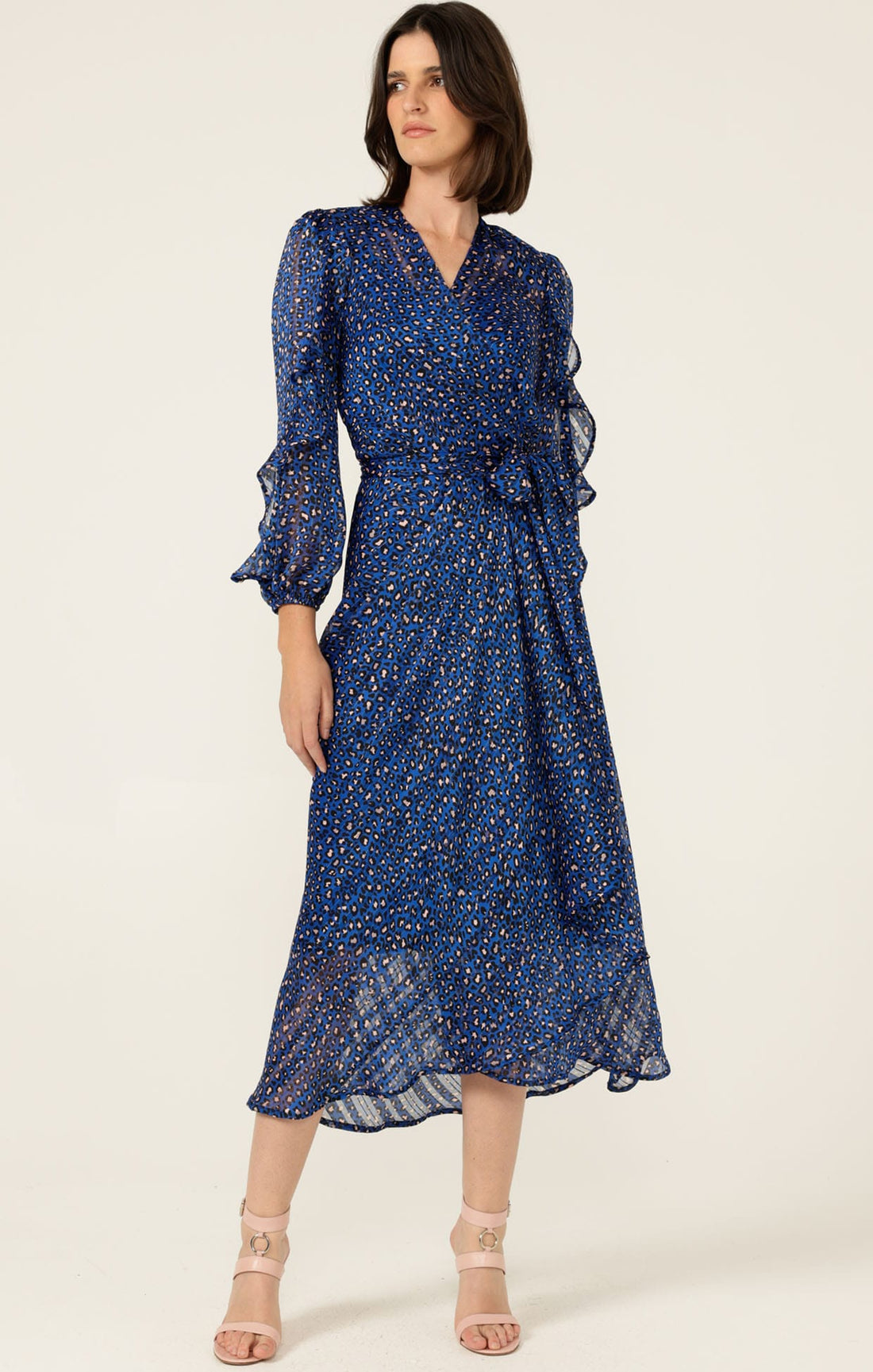 Shona Midi Wrap Dress by Sacha Drake