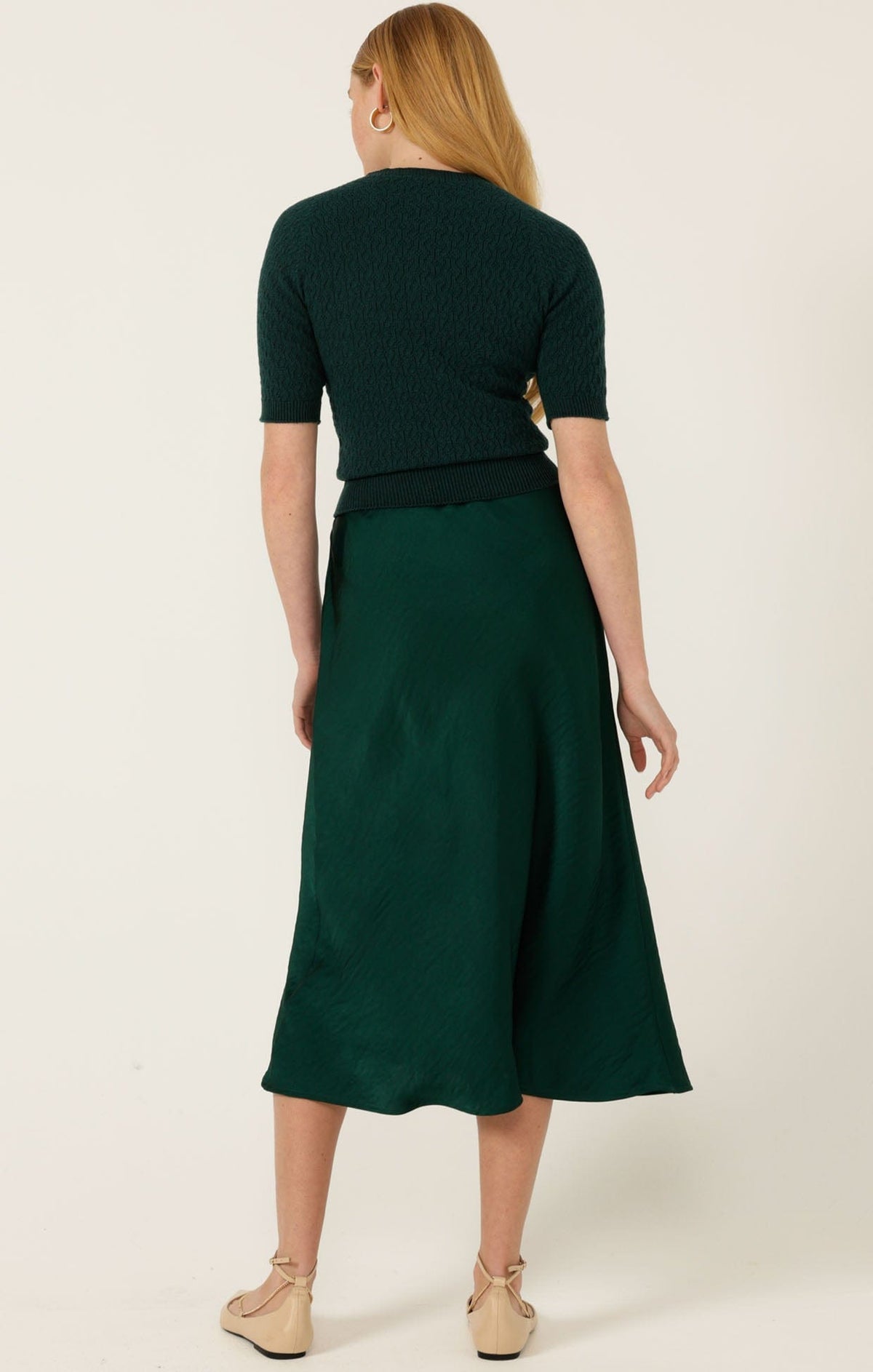 Short Sleeve Grove Knit Top In Forest by Sacha Drake - image 9