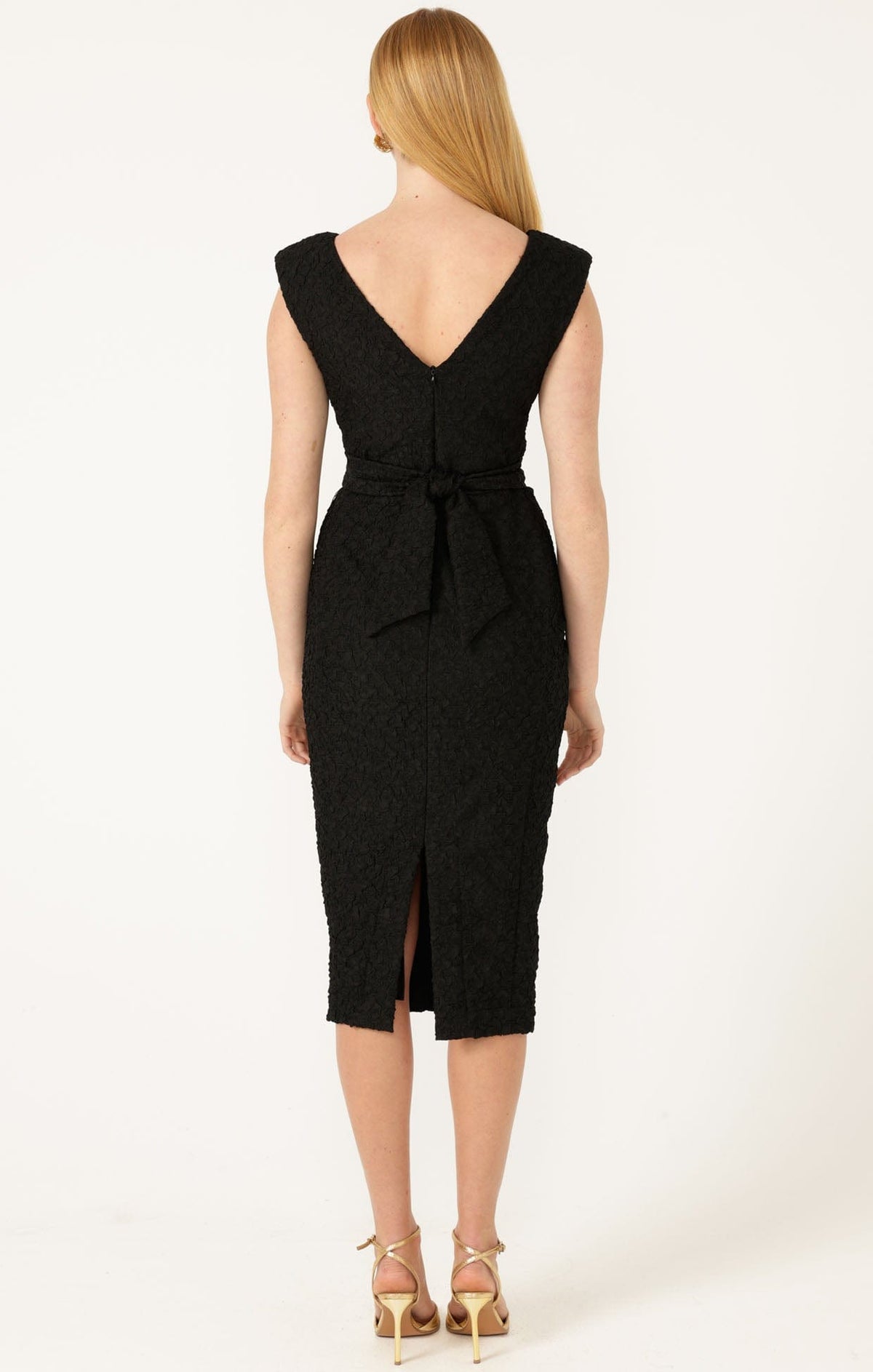 Sofia Dress In Black by Sacha Drake - image 9