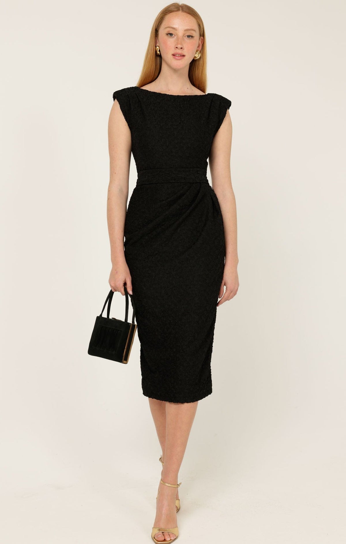 Sofia Dress In Black by Sacha Drake - image 4