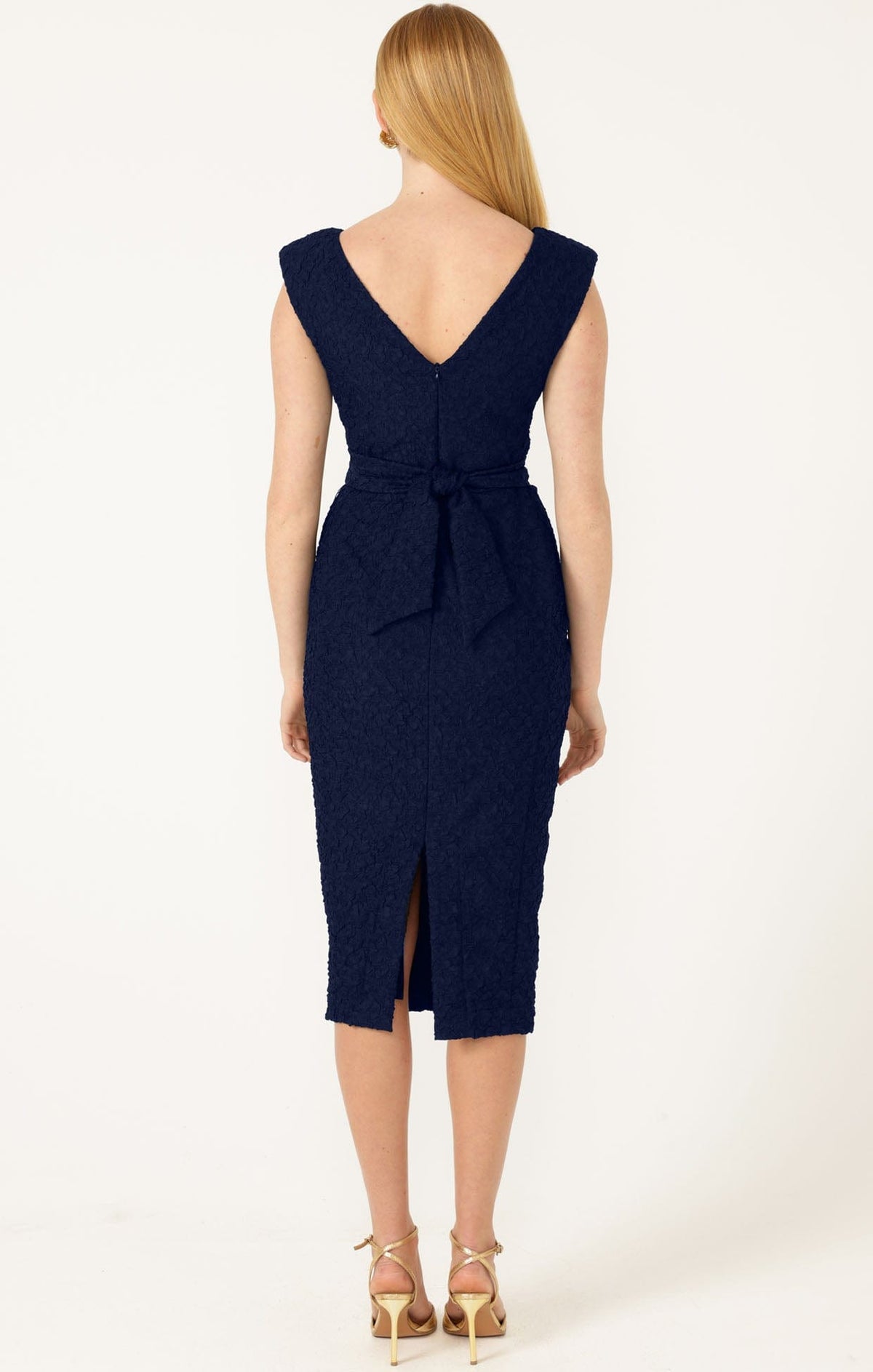 Sofia Dress In Navy by Sacha Drake - image 6