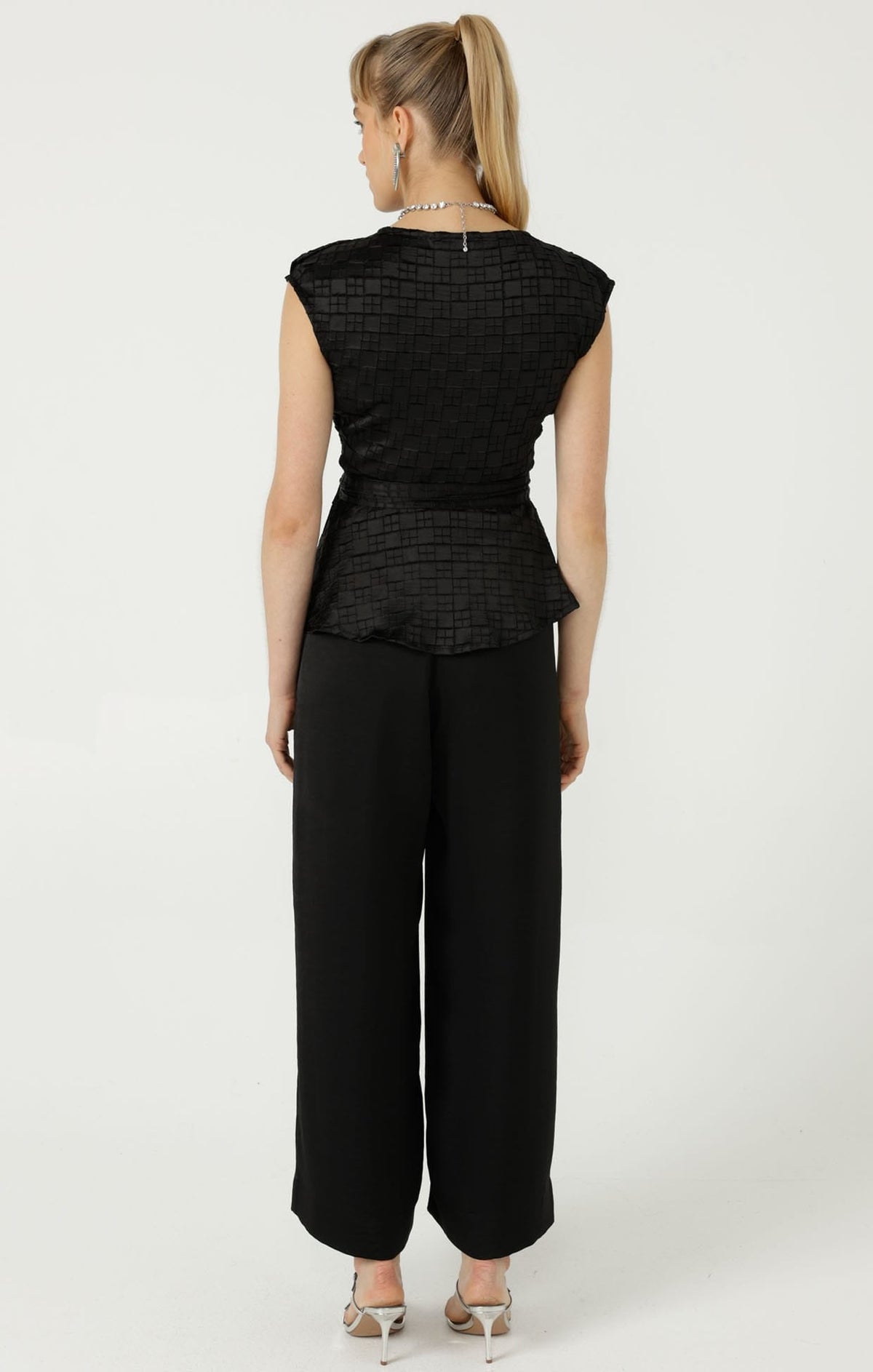 Sylvia Top In Black by Sacha Drake - image 7
