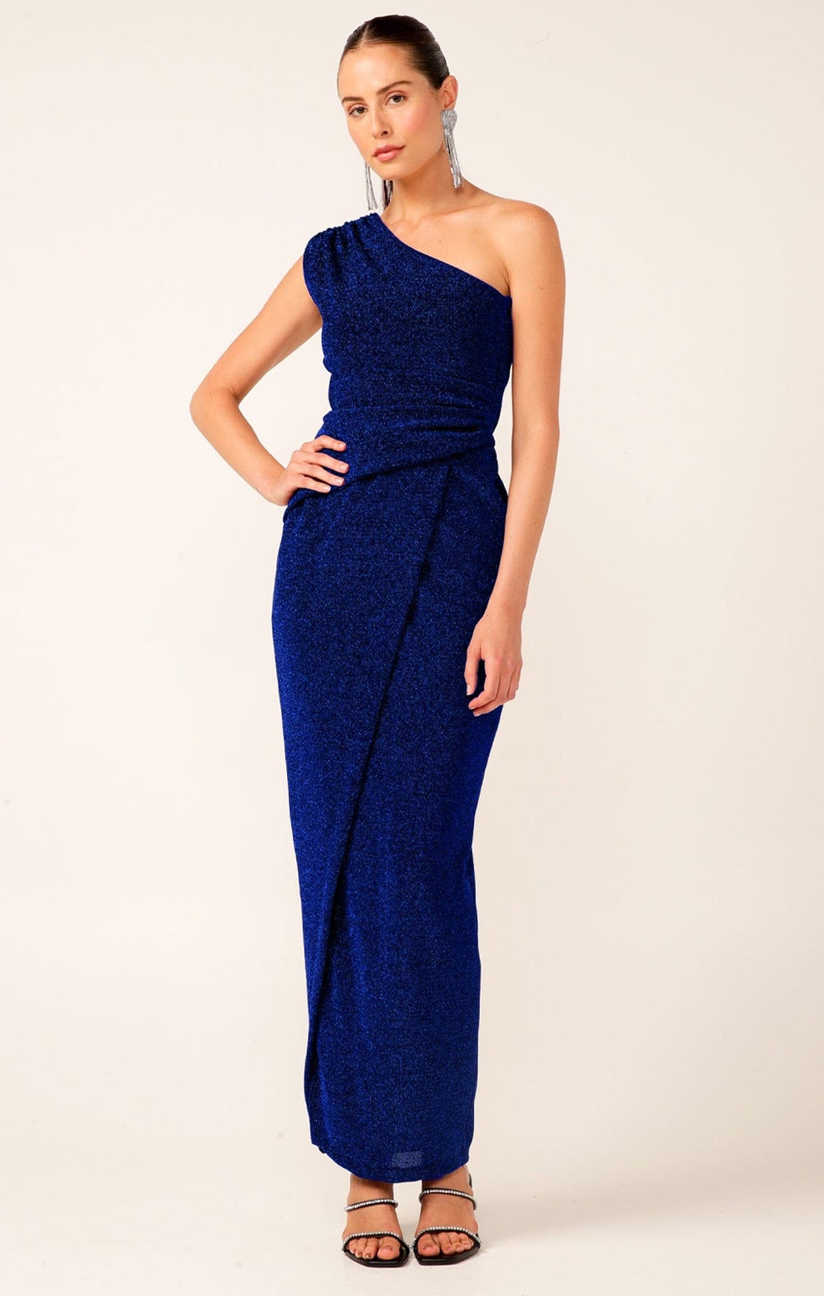 Valedictory Dress In Sapphire by Sacha Drake