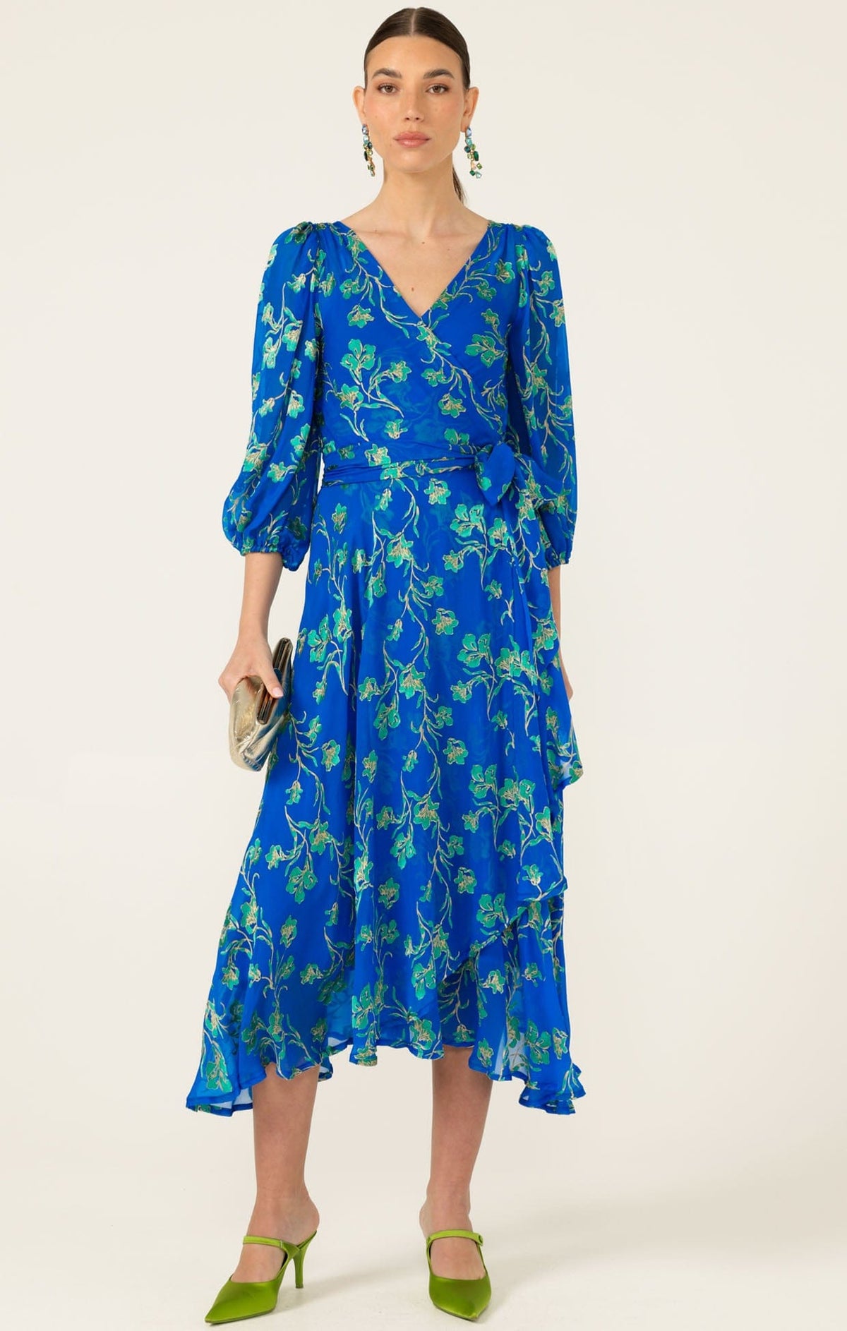 Water Lily Wrap Dress by Sacha Drake