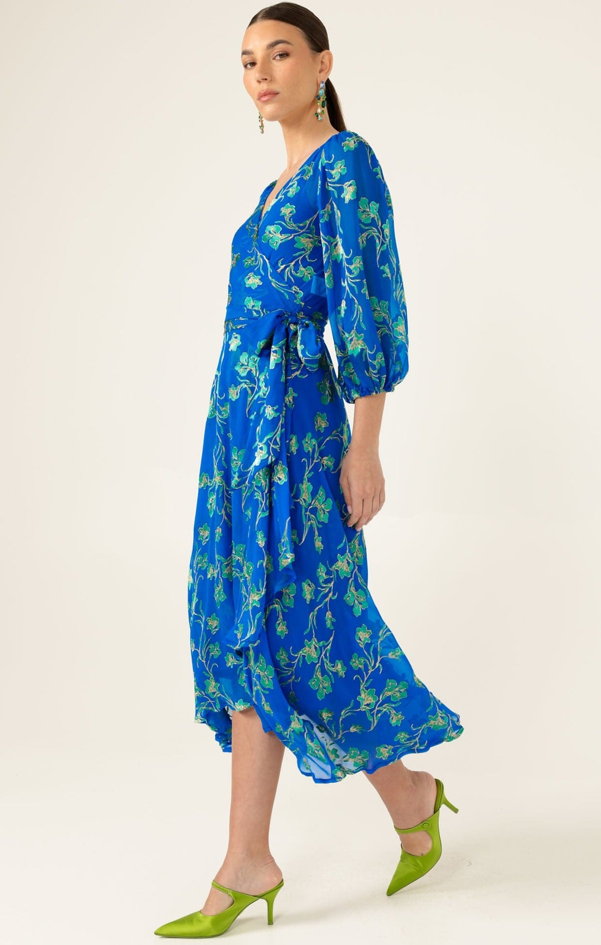 Water Lily Wrap Dress by Sacha Drake - image 5