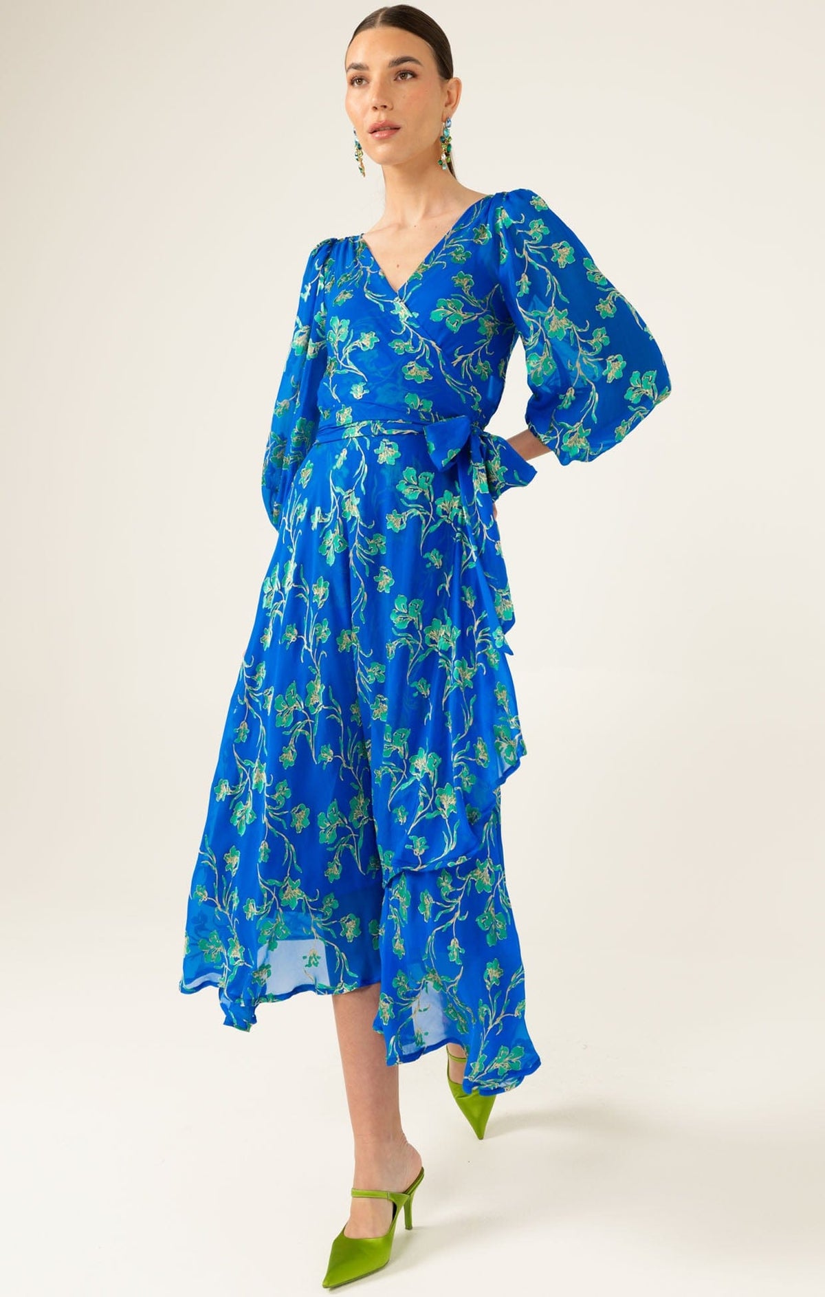 Water Lily Wrap Dress by Sacha Drake - image 3
