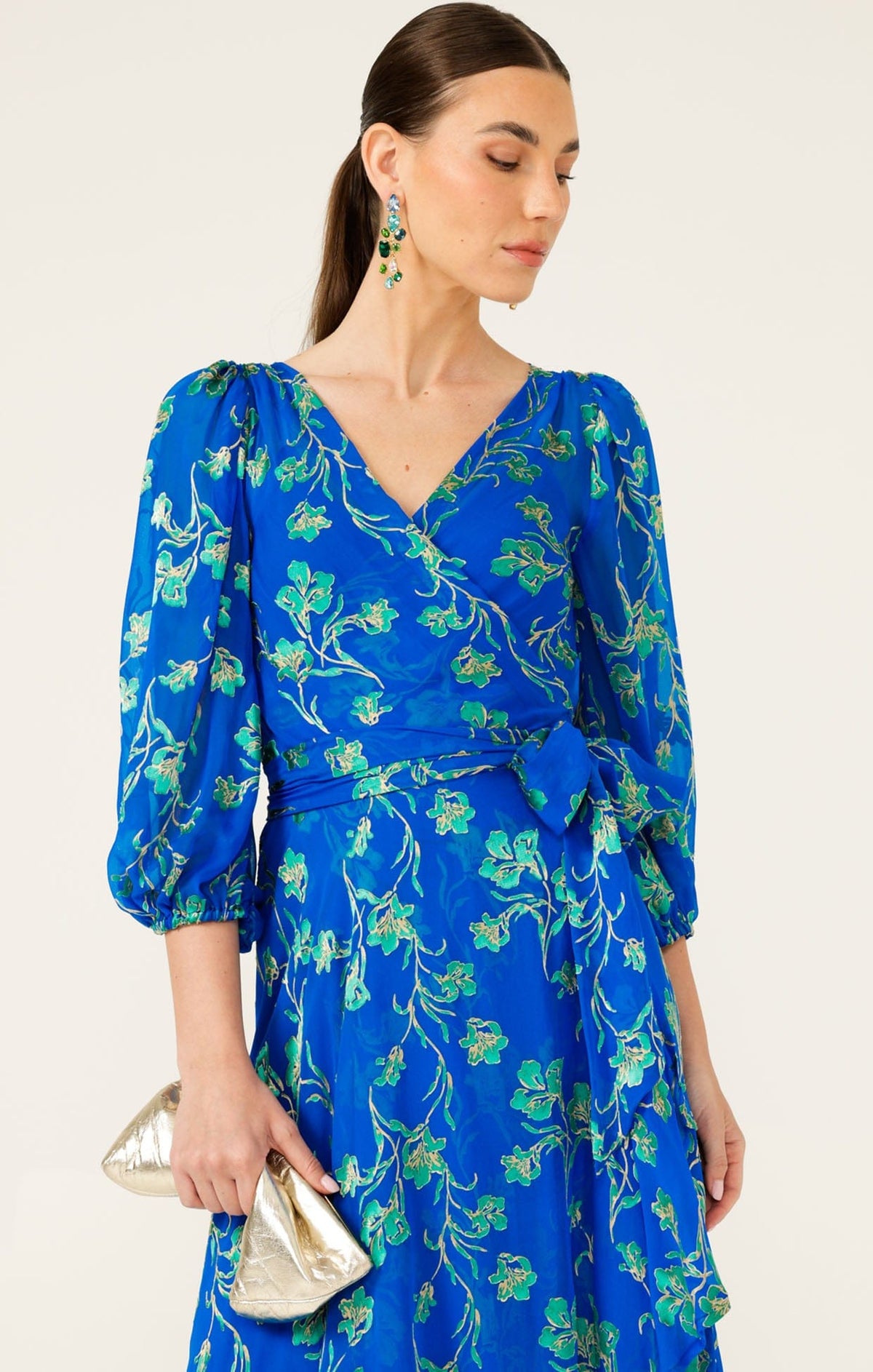 Water Lily Wrap Dress by Sacha Drake - image 2