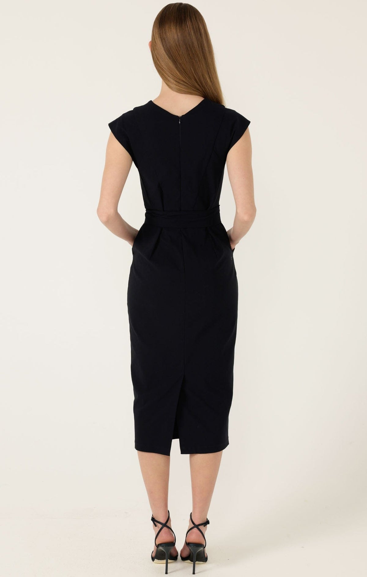 Zip Front Fitted Dress by Sacha Drake - image 9