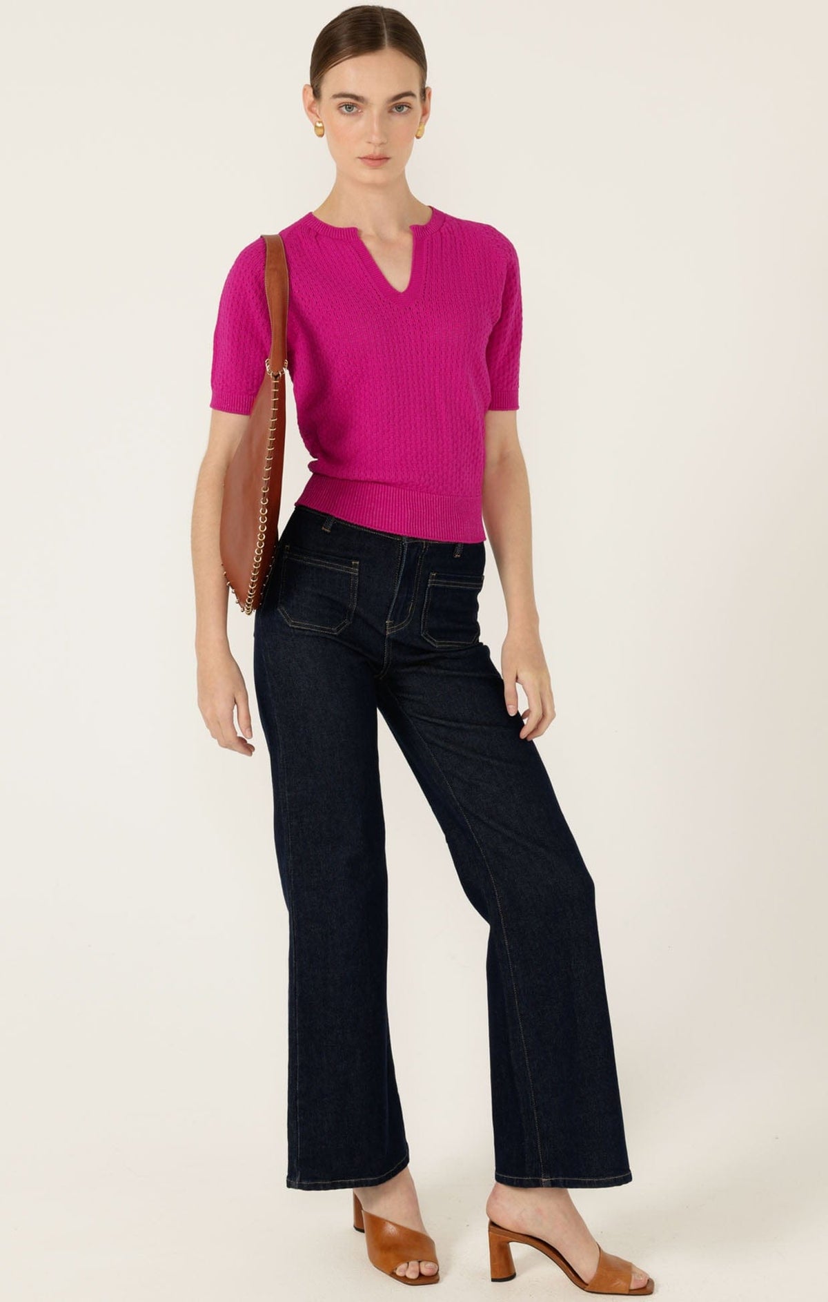 Harper Wide Leg Jean In Indigo by Sacha Drake - image 3
