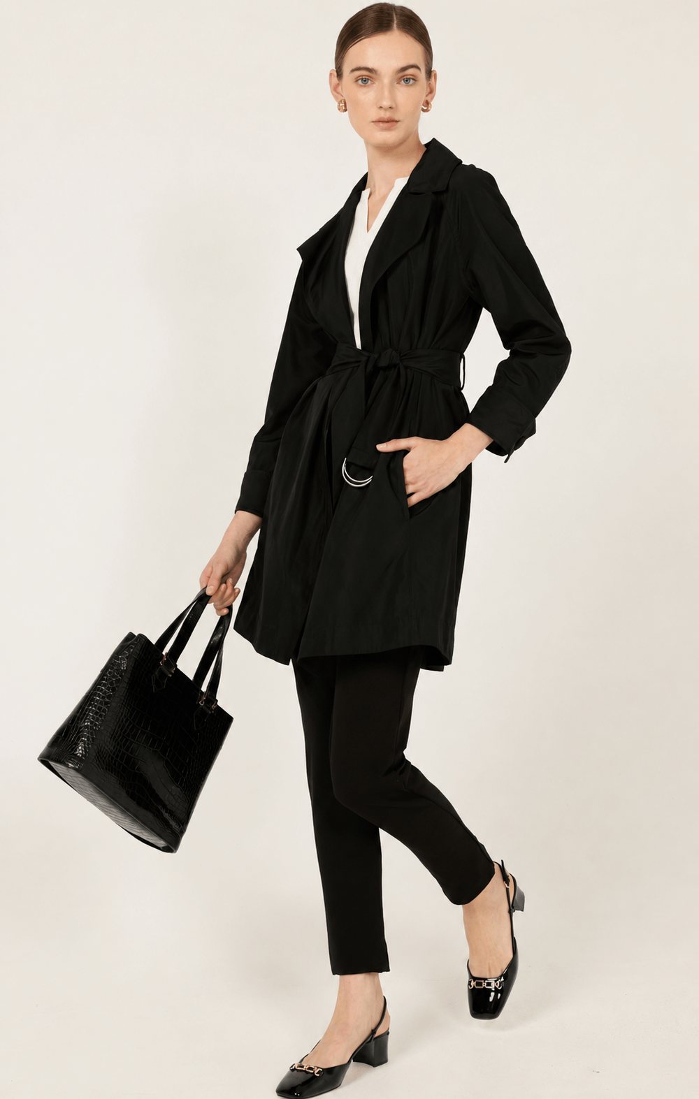 Noir Trench by Sacha Drake - image 12