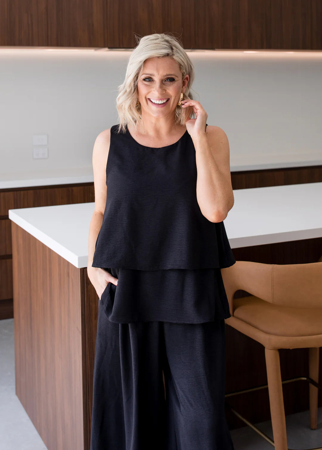 Philosophy Magic Layer Top | Sleeveless Double Layer Top