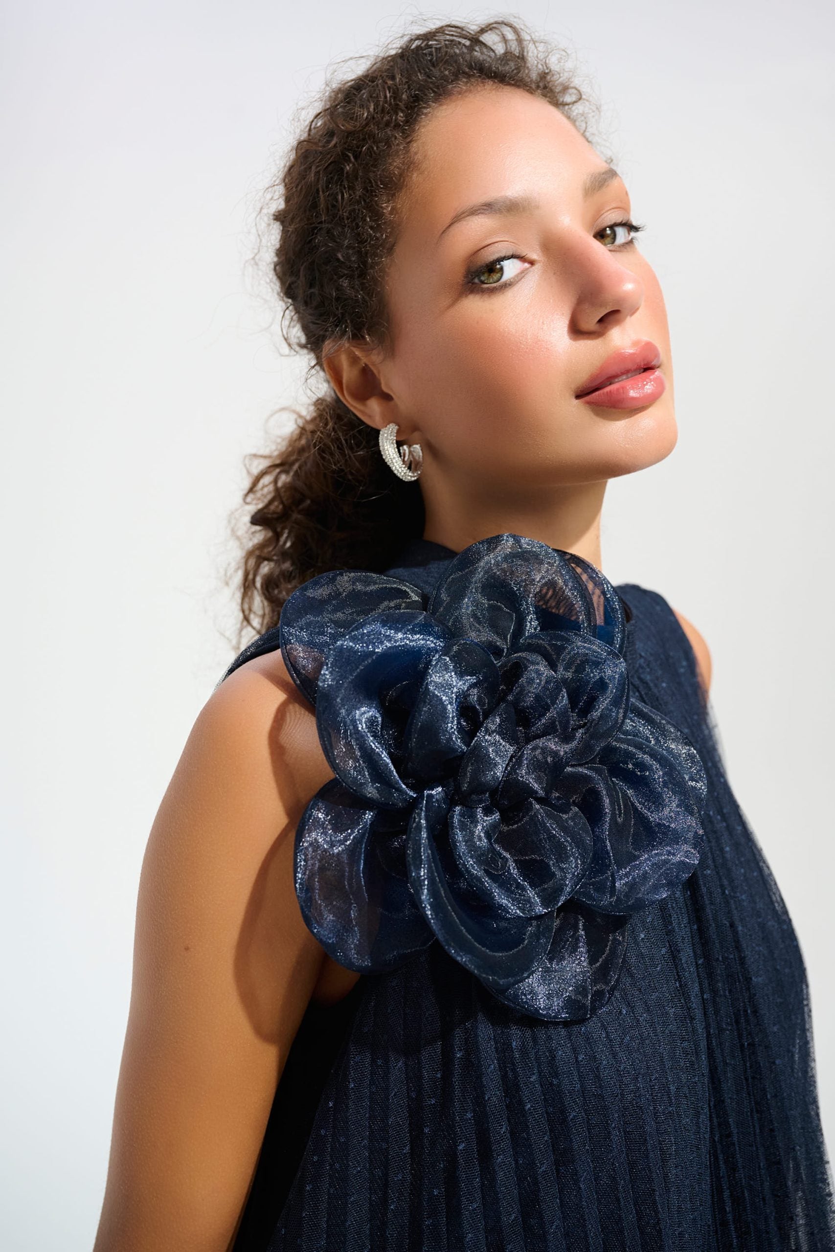 navy blue dress for baby girl Ethereal Illusion A-Line Wedding Dress main image 0