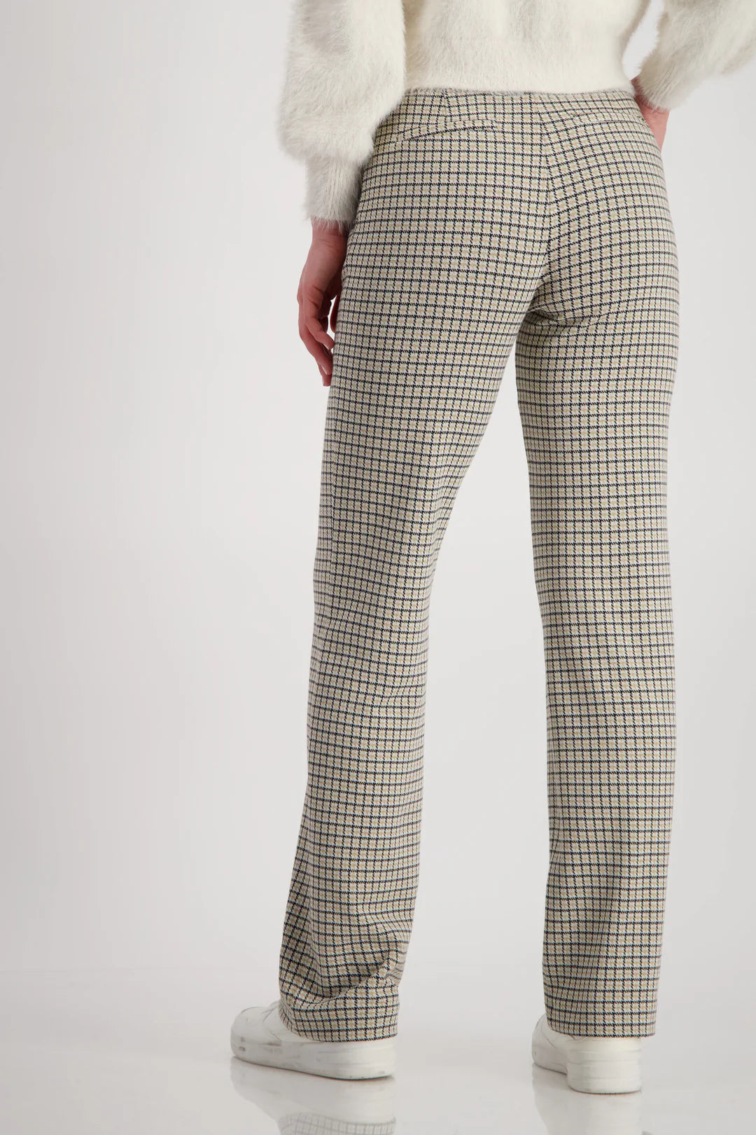 Monari Sandshell Pattern Pant | Tailored Pattern Trousers