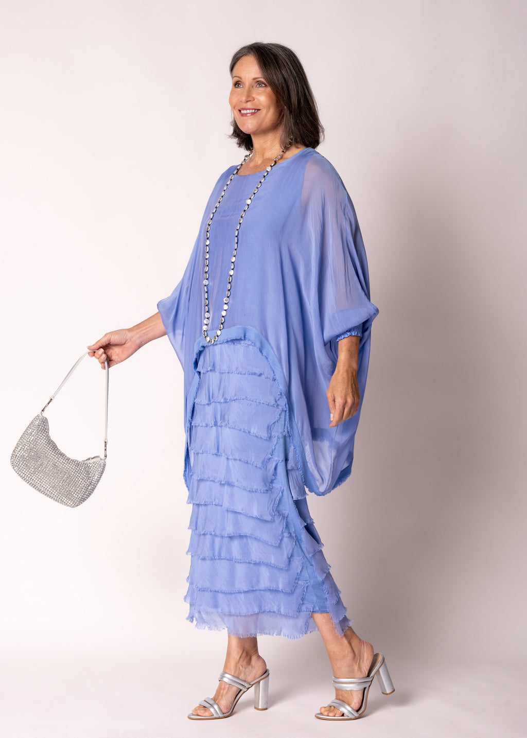 Women Positano silk dress
