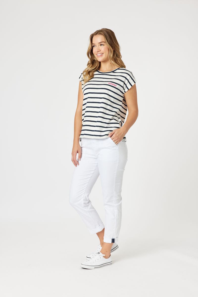 Casual high rise Isabella denim pants